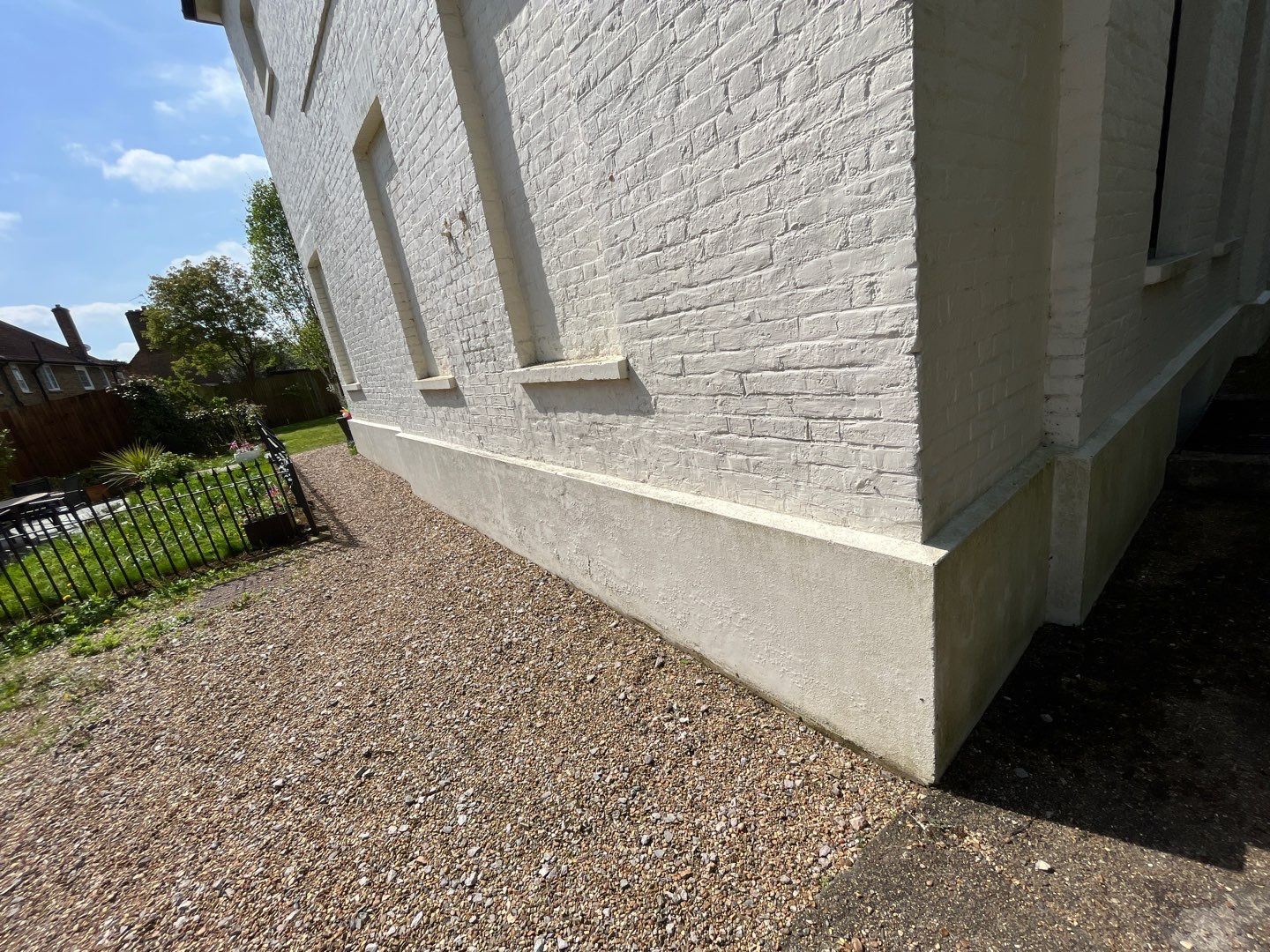 Render - Brickwork-Basement Patios using honda 21 ltr/min by Ges Exterior Cleaning ltd