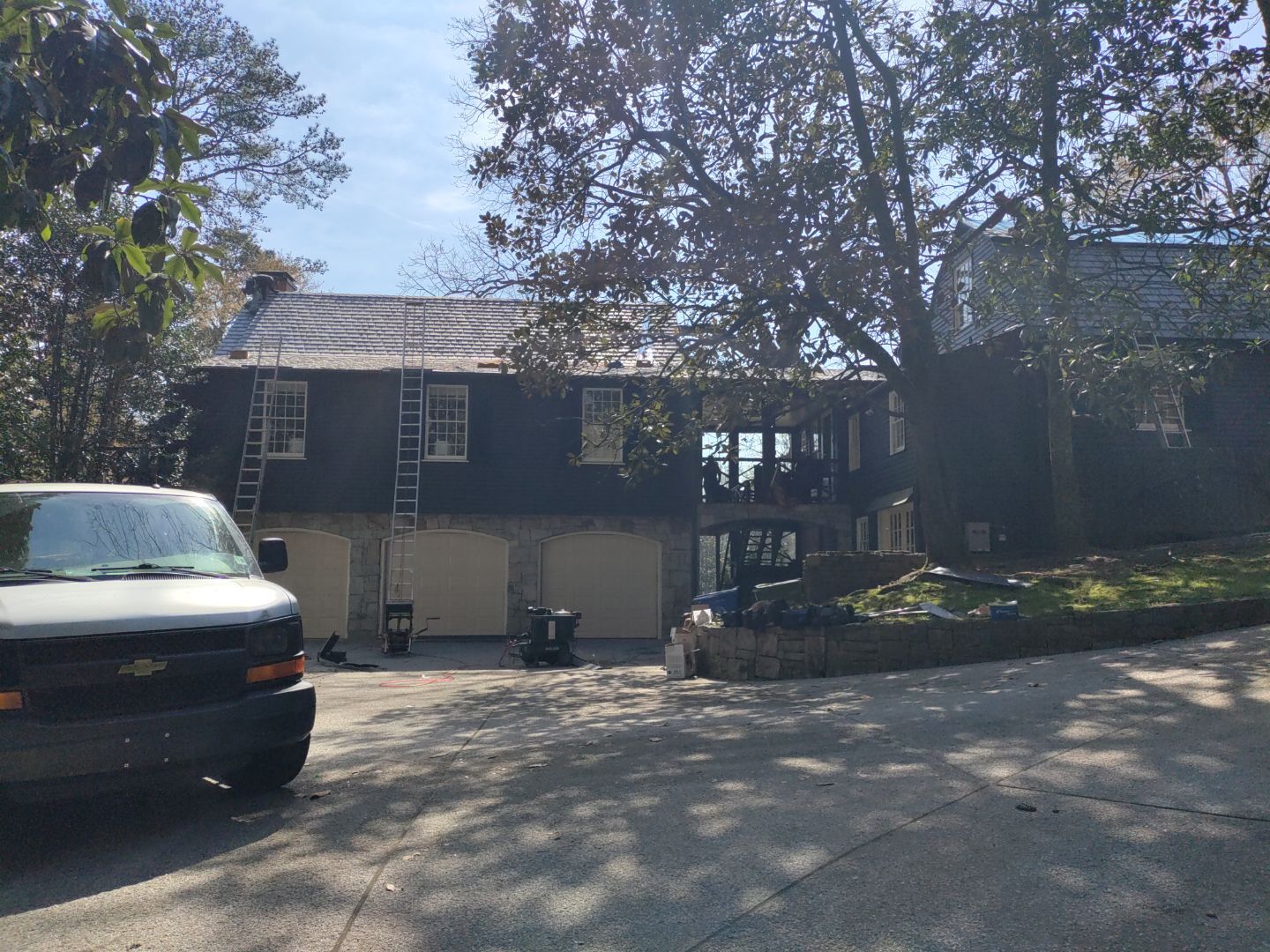 Residential Roofing Installation using Da Vinci Slate  by Inspector Roofing and Restoration