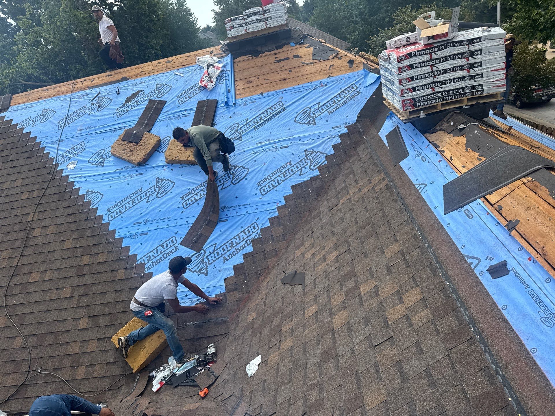 Residential Roofing + Gutters & Downspouts Install  by Titan Commercial & Residential Roofing 