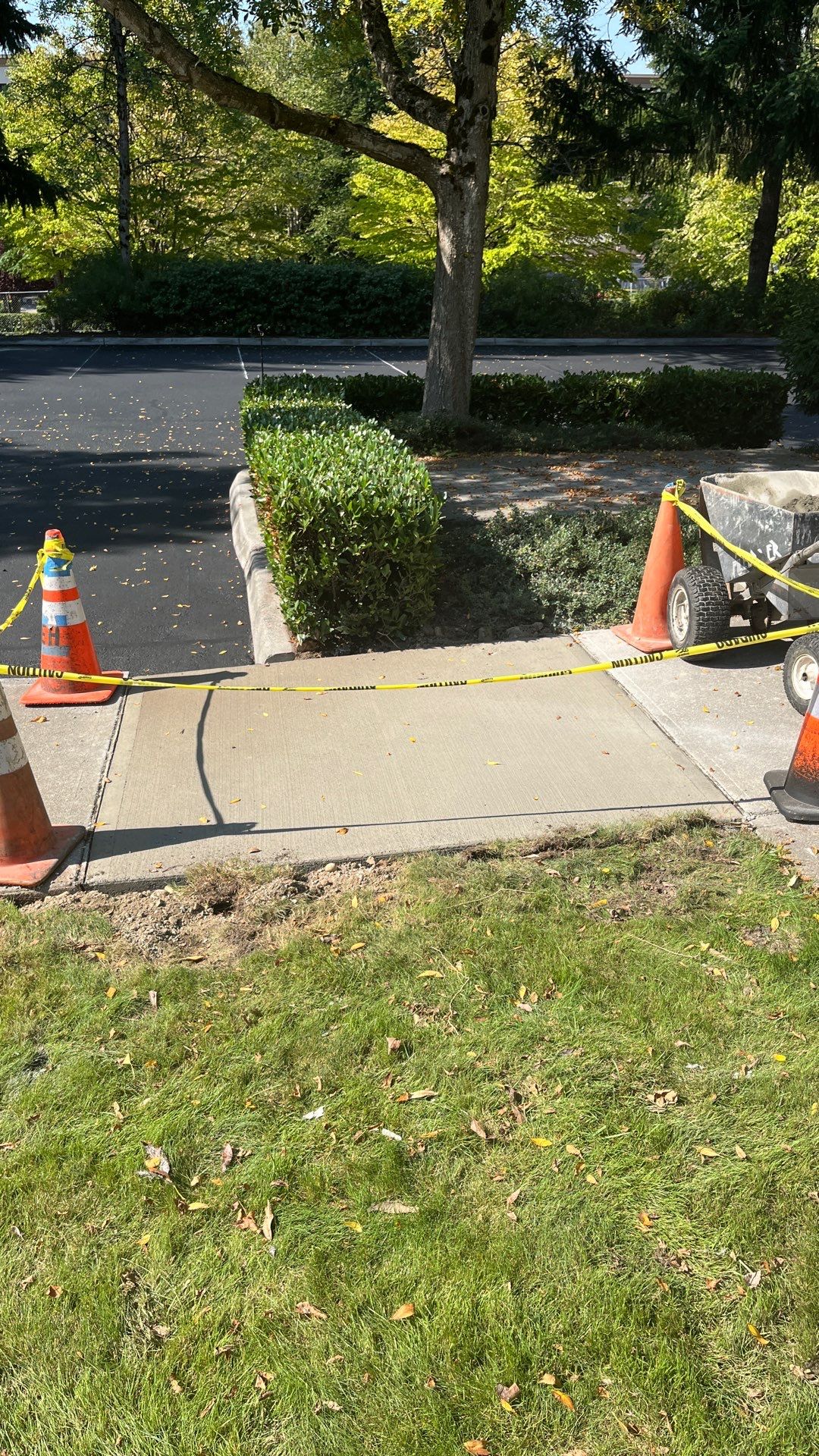 Kidder Matthews | Parking Lot Sealcoating & Striping with Concrete Curb & Patch Repairs  by Jireh Asphalt & Concrete Inc 