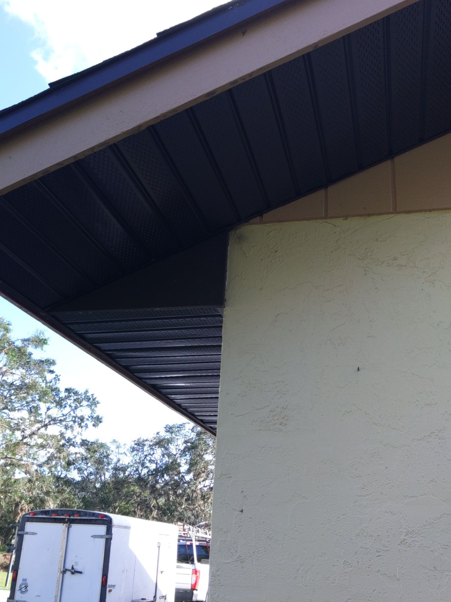 Bronze Soffit and Fascia in Sarasota FL by Gutter Professors