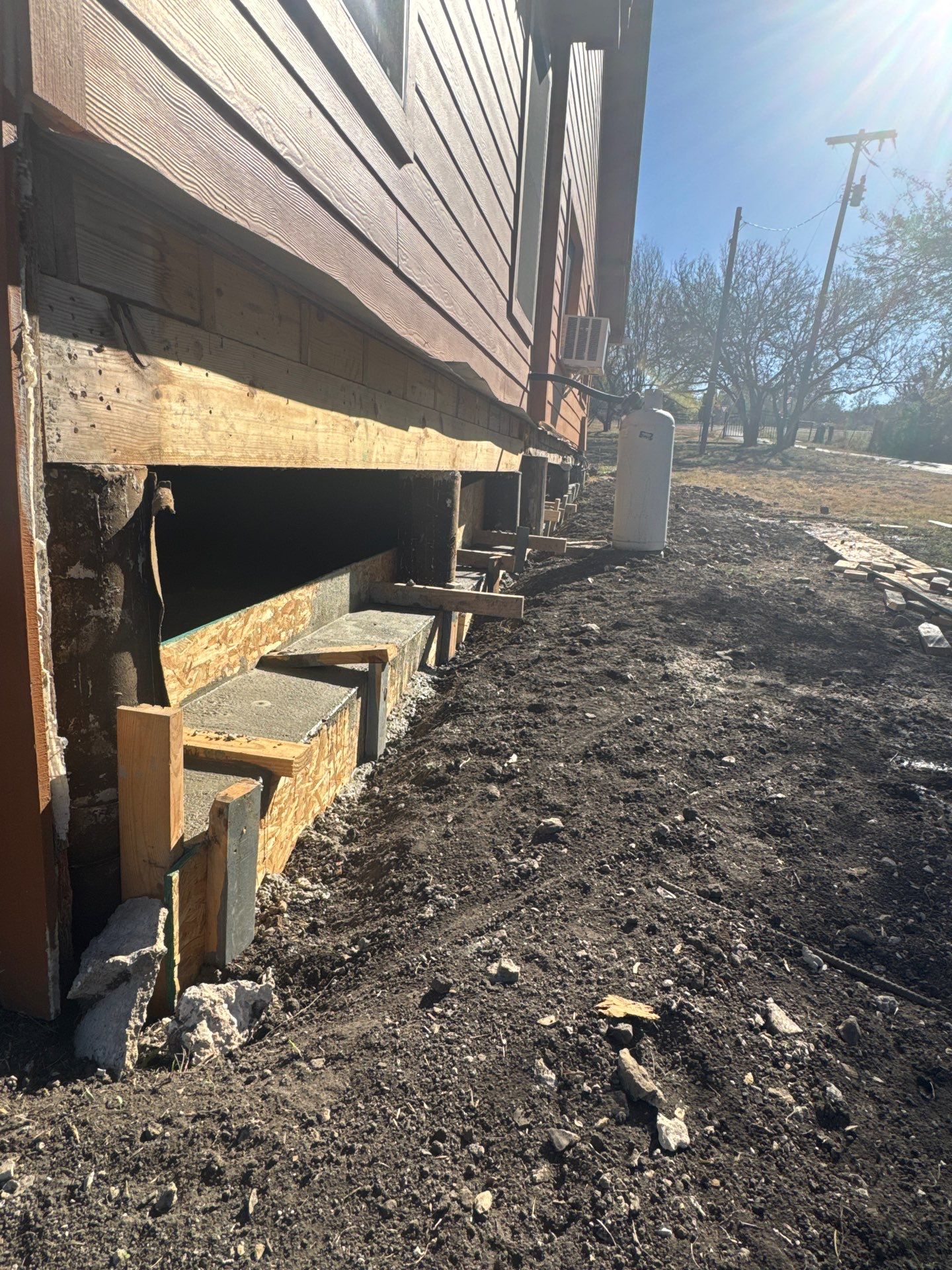 Rock removal and stone installation  by TXN Remodeling n Construction