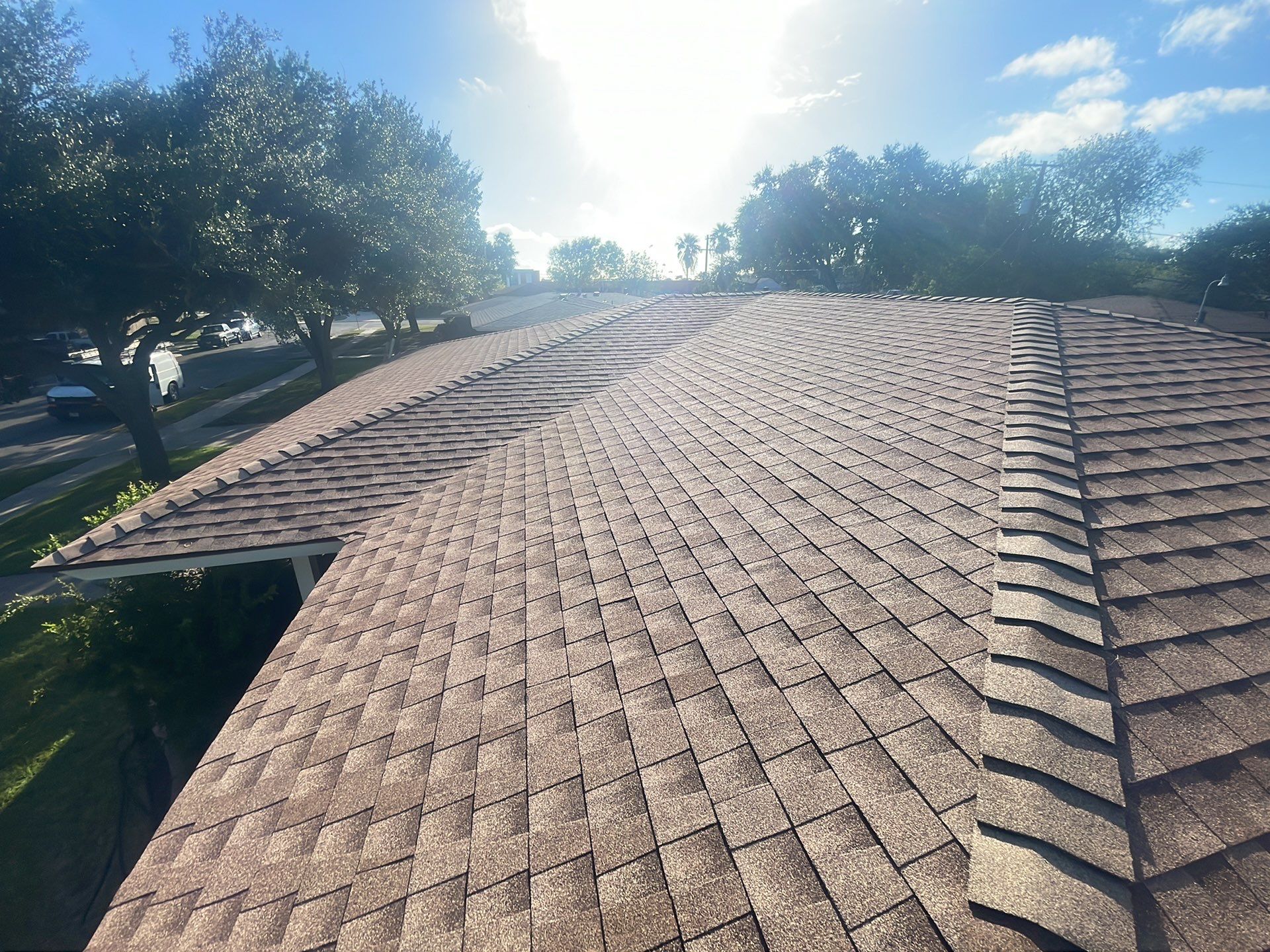 Residential Roofing Installation using GAF HDZ Shakewood by Lighthouse Roofing