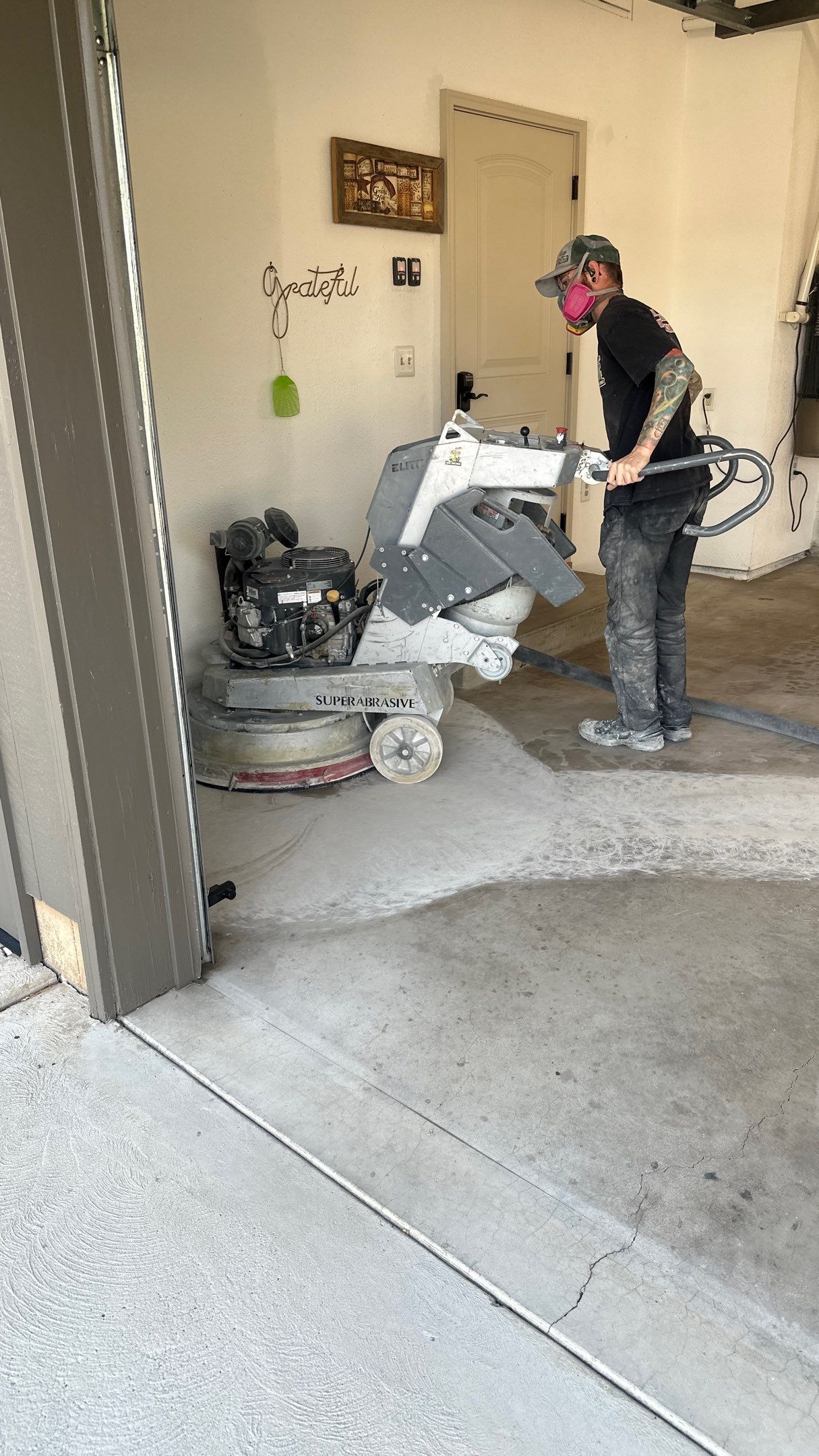 Garage and Entryway Concrete Coating Transformation in Clarkston Washington by Croc Coatings, LLC