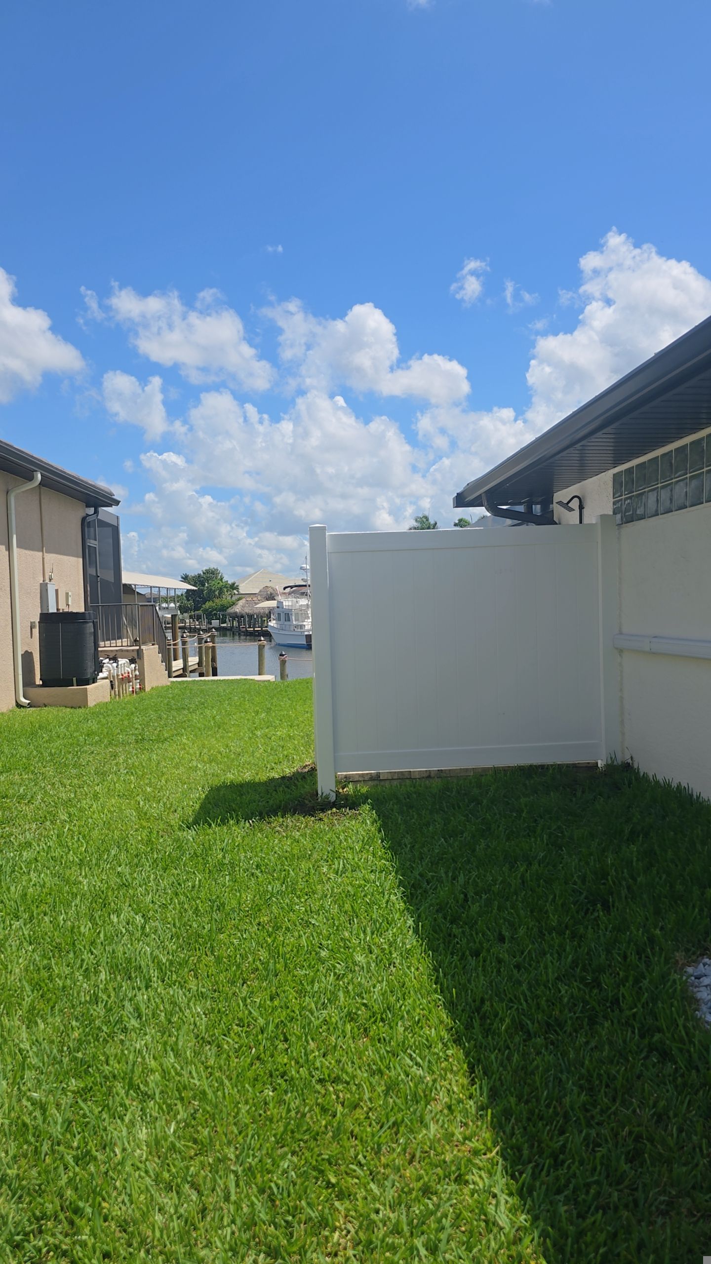 Pool Shower Enclosure in Cape Coral by True Fence LLC