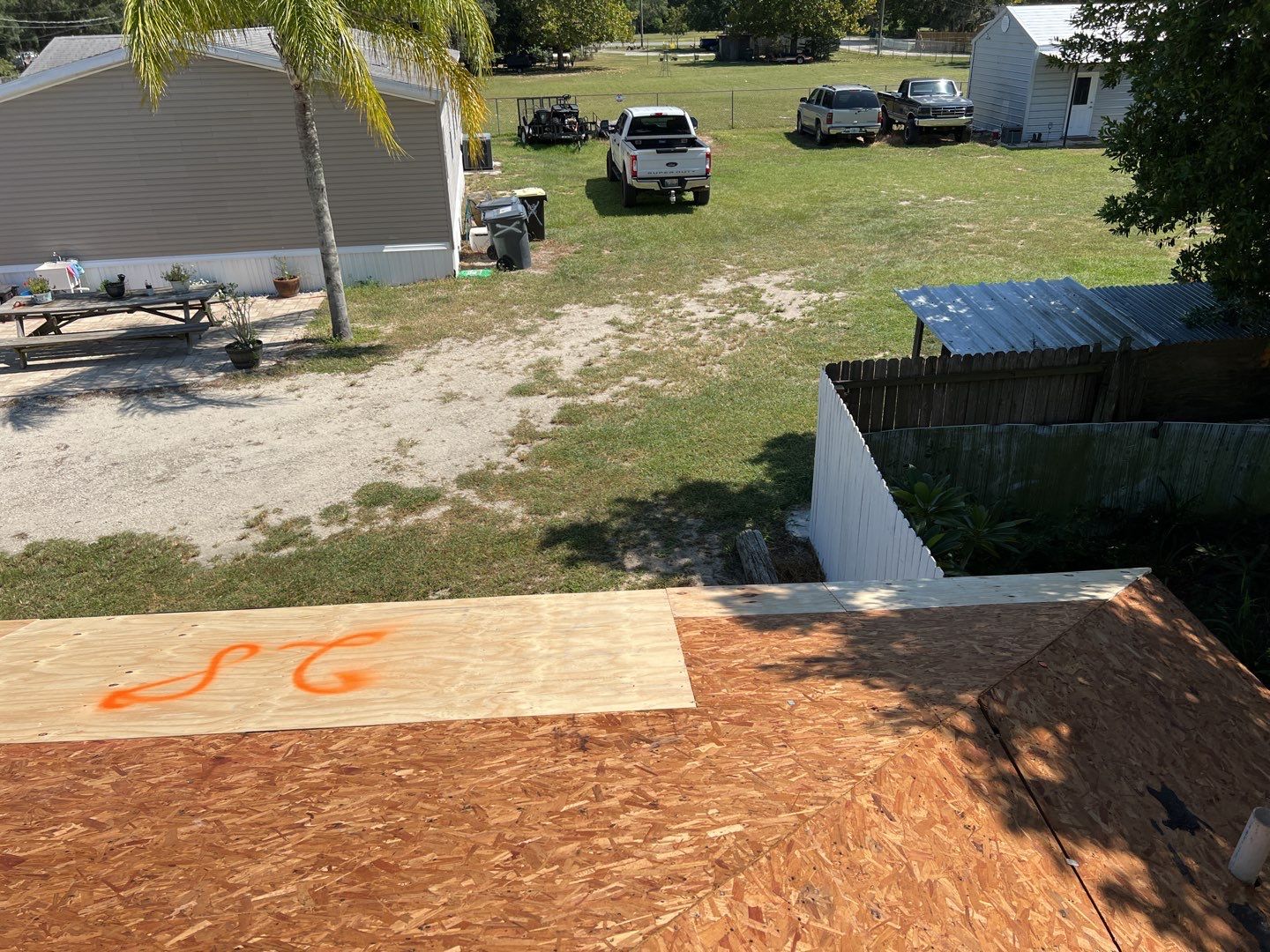 Residential Roofing Installation using 26 GA Rib Panel Galvalume by 1st Class Roofing, Inc.