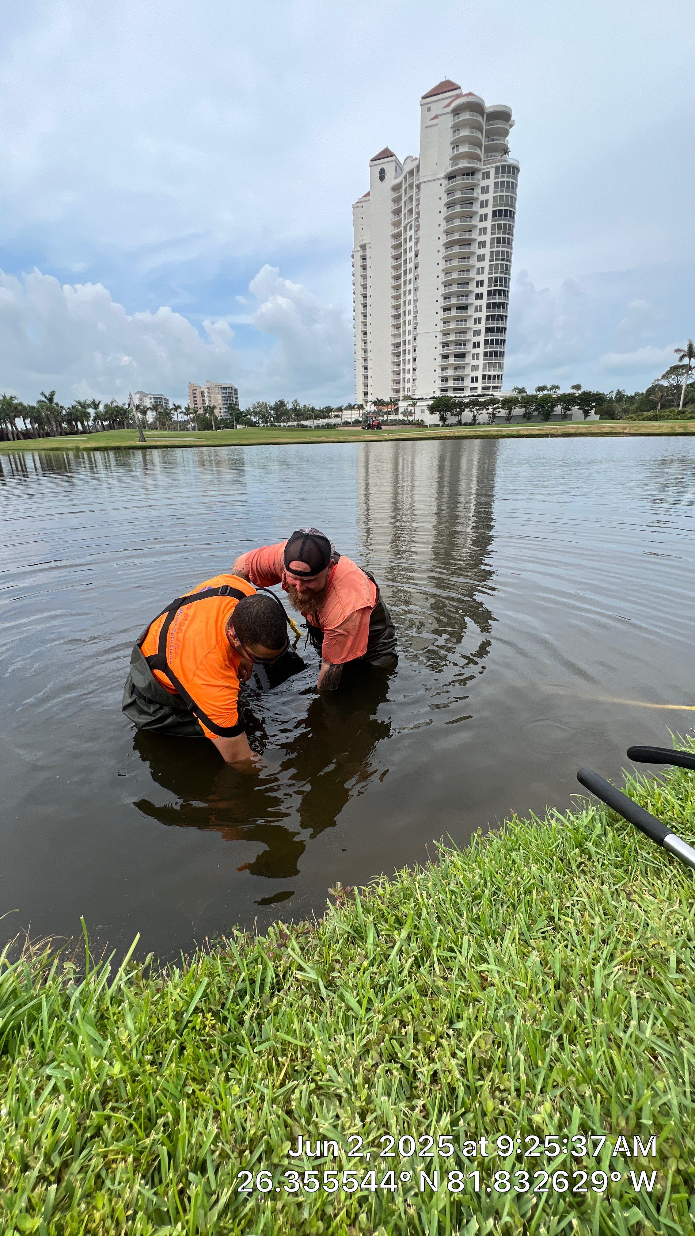 Bonita Bay Condo Stormwater System Cleaning by Don Mar, Inc. Storm Water Solutions
