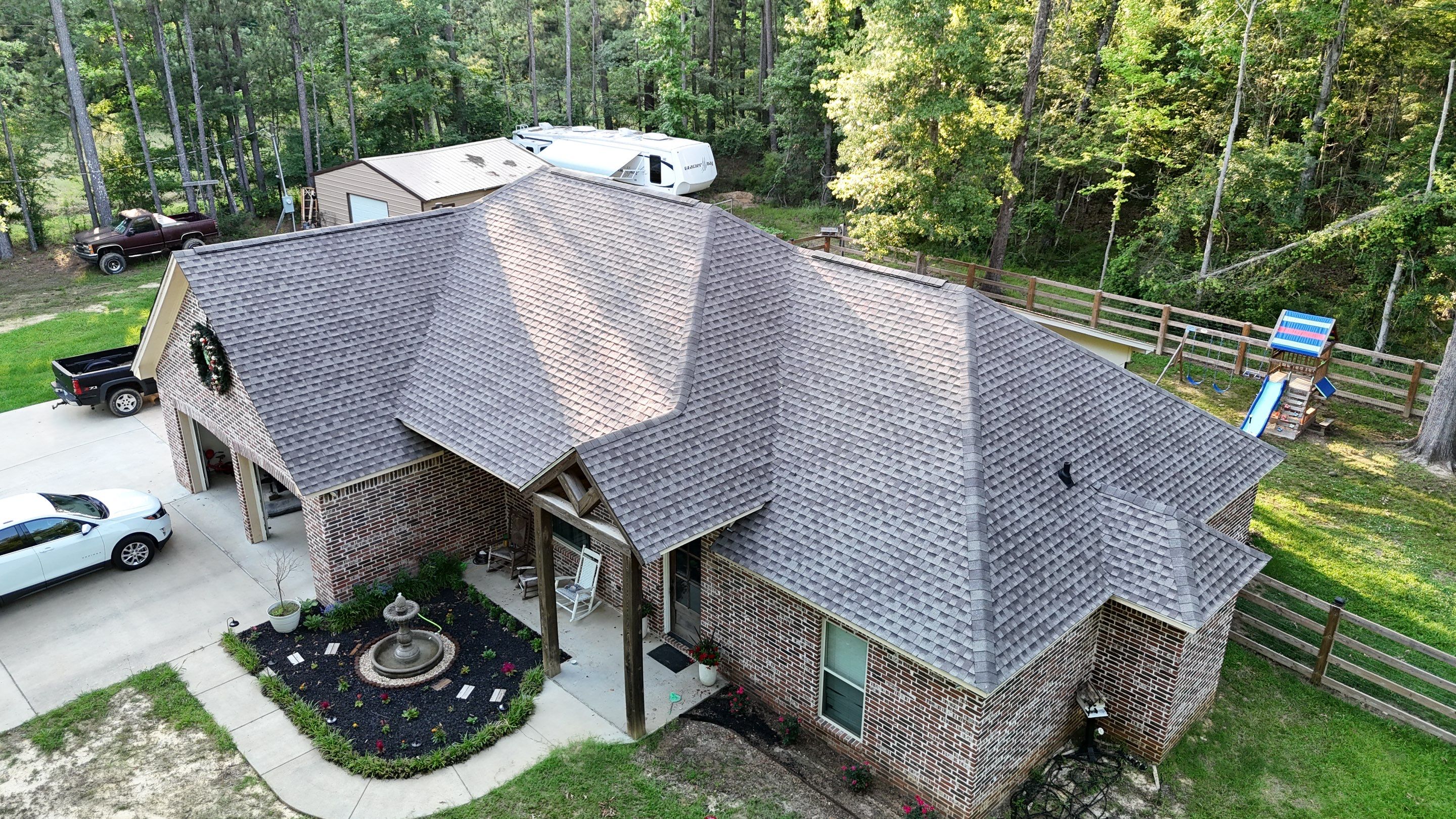 GAF 50-Year Weathered Wood by Roberson Construction LLC