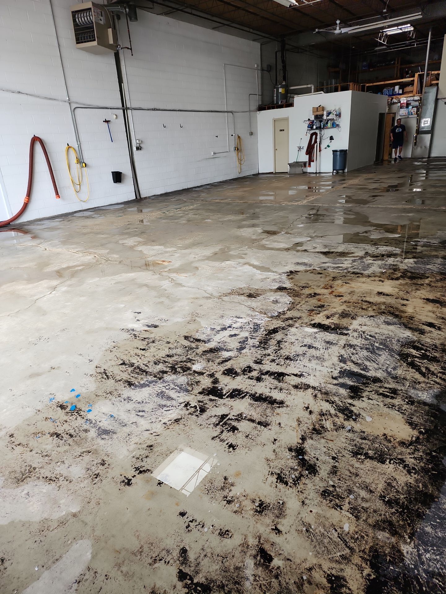 commercial pressure washing using Hot water by Northern Power Washing LLC.