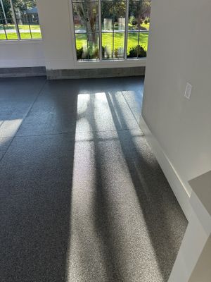 Garage Floor Coating using Briar