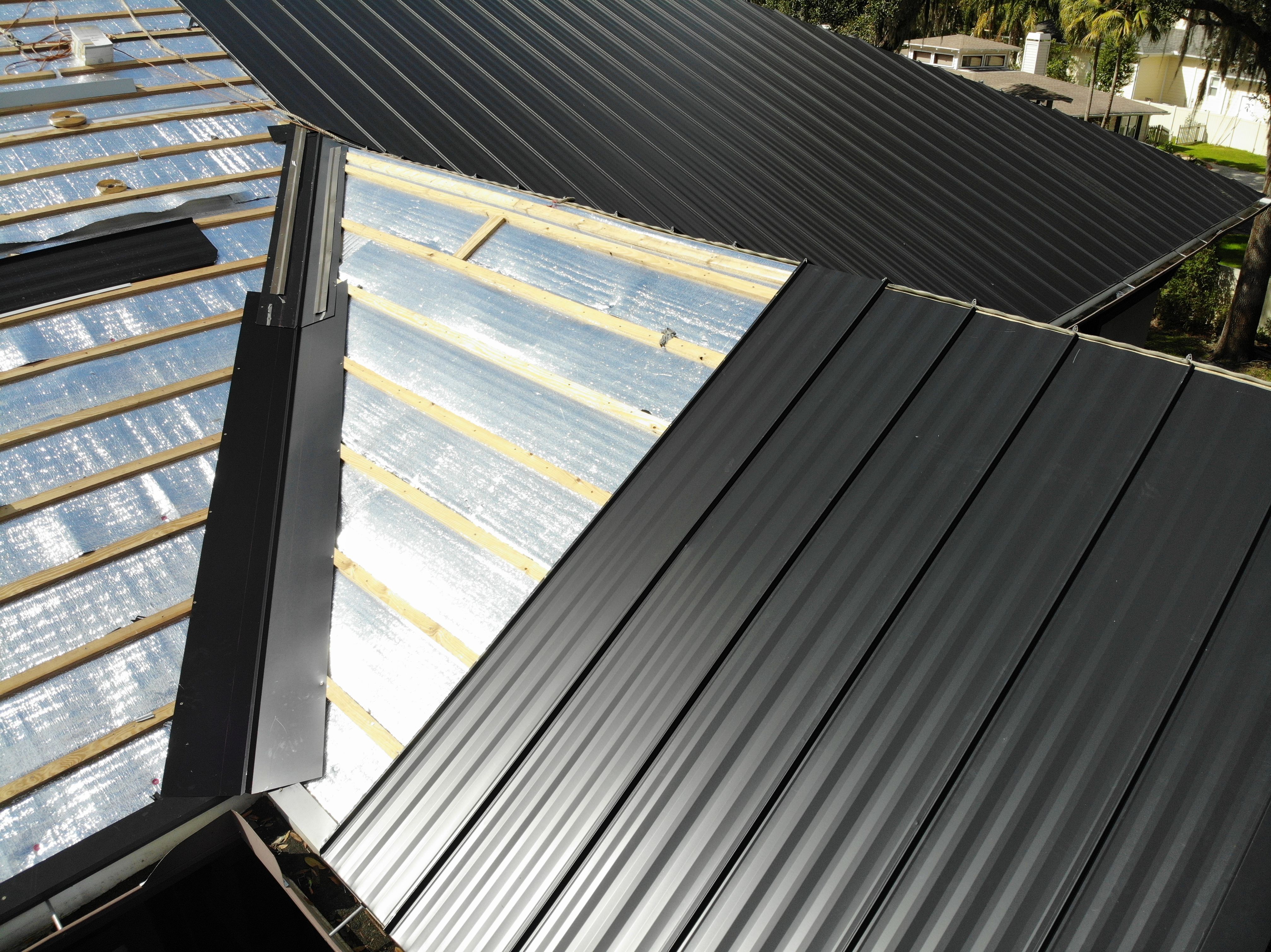 Residential Standing Seam Install in Odessa Florida by International Roofing