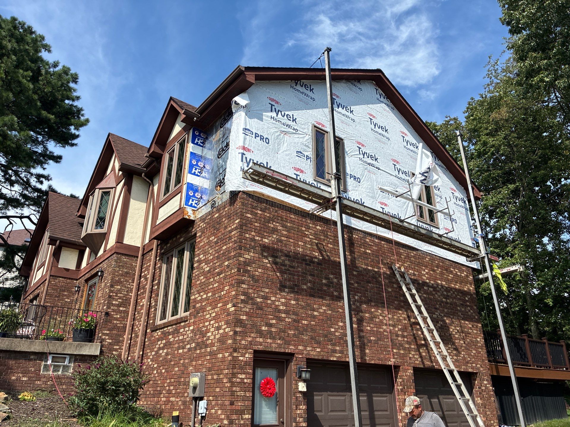 James Hardie Tudor Home Renovation by Ideal Siding Pittsburgh