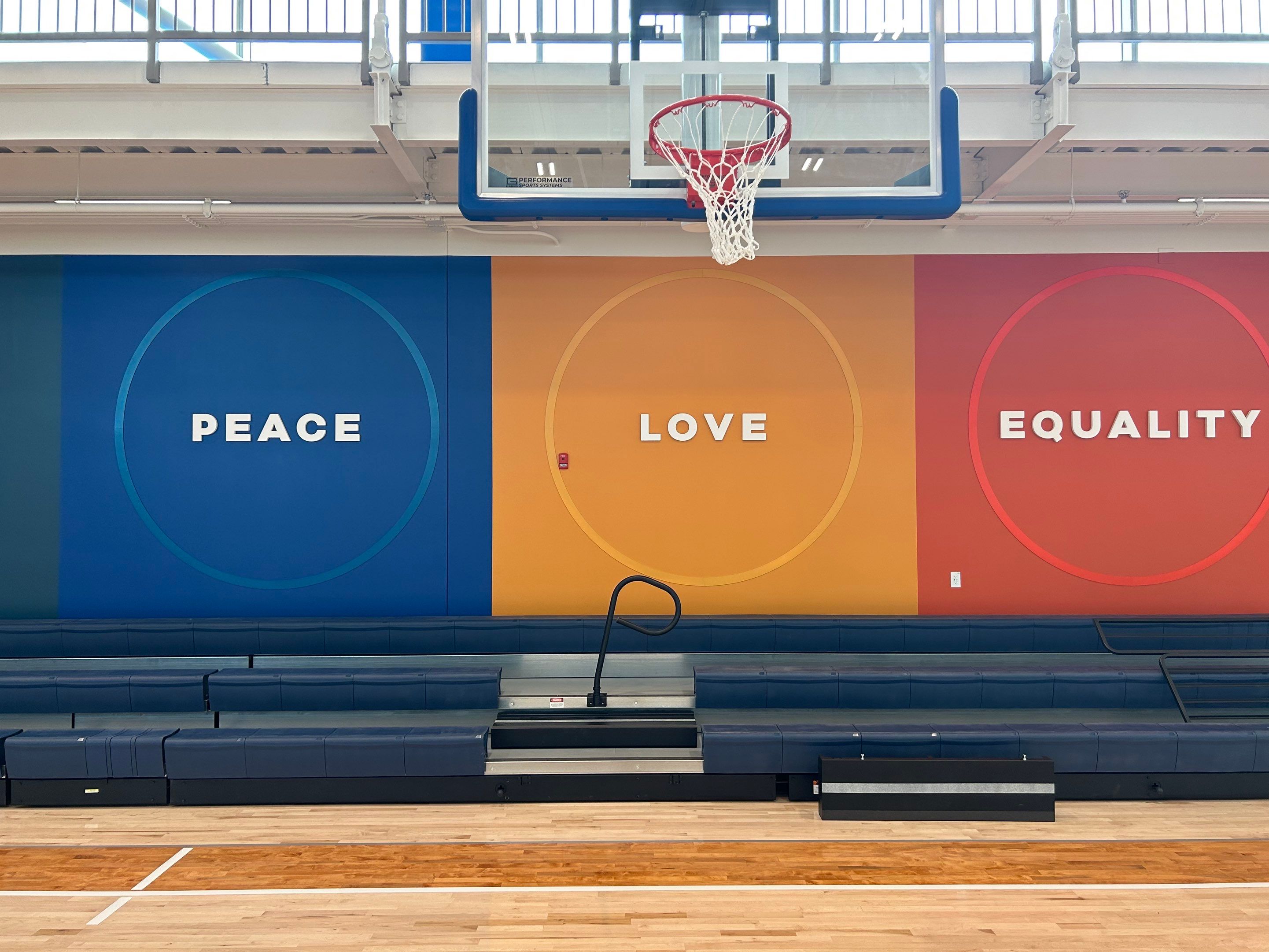Community Center Facility Upgrades and Custom Monument Sign Installation by Hayes Design co
