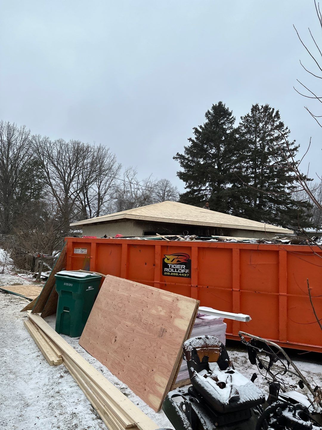 Garage fire claim. Brainerd, Minnesota by Koska construction llc