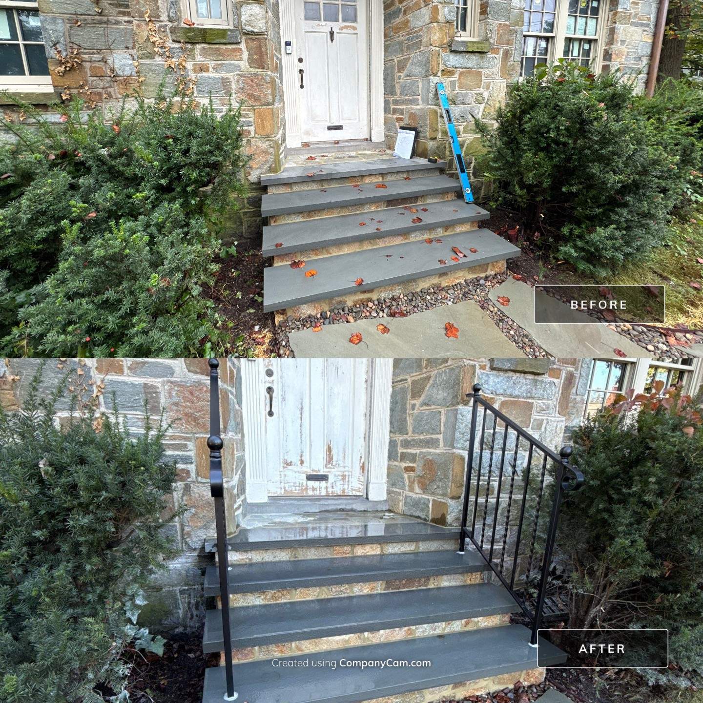 Custom Modern Interior Handrail – Minimalist Steel Design – Bethesda, MD by Capitol Iron Works