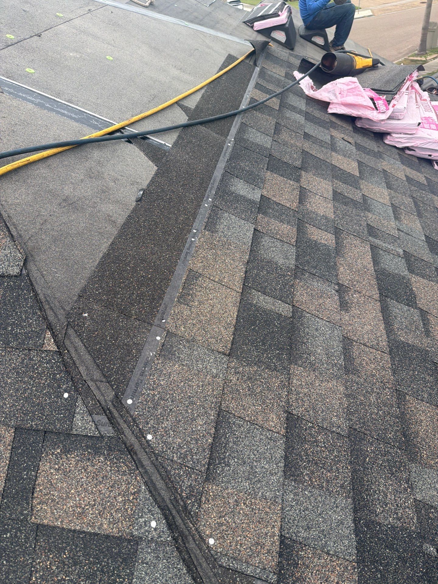 Flashing Stucco above the Roof by Bayfront Roofing and Construction