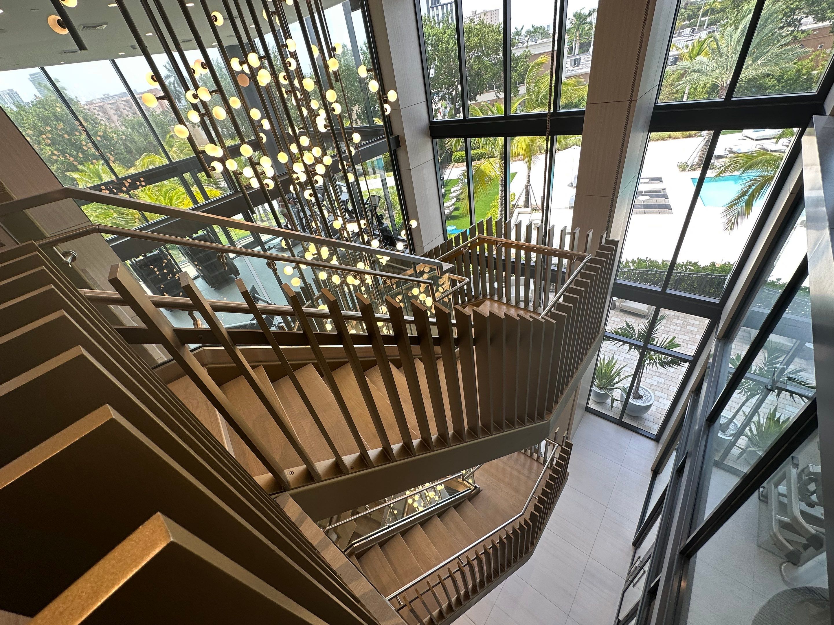 Custom Commercial Lobby in Hallandale Beach by Toledo Iron Works