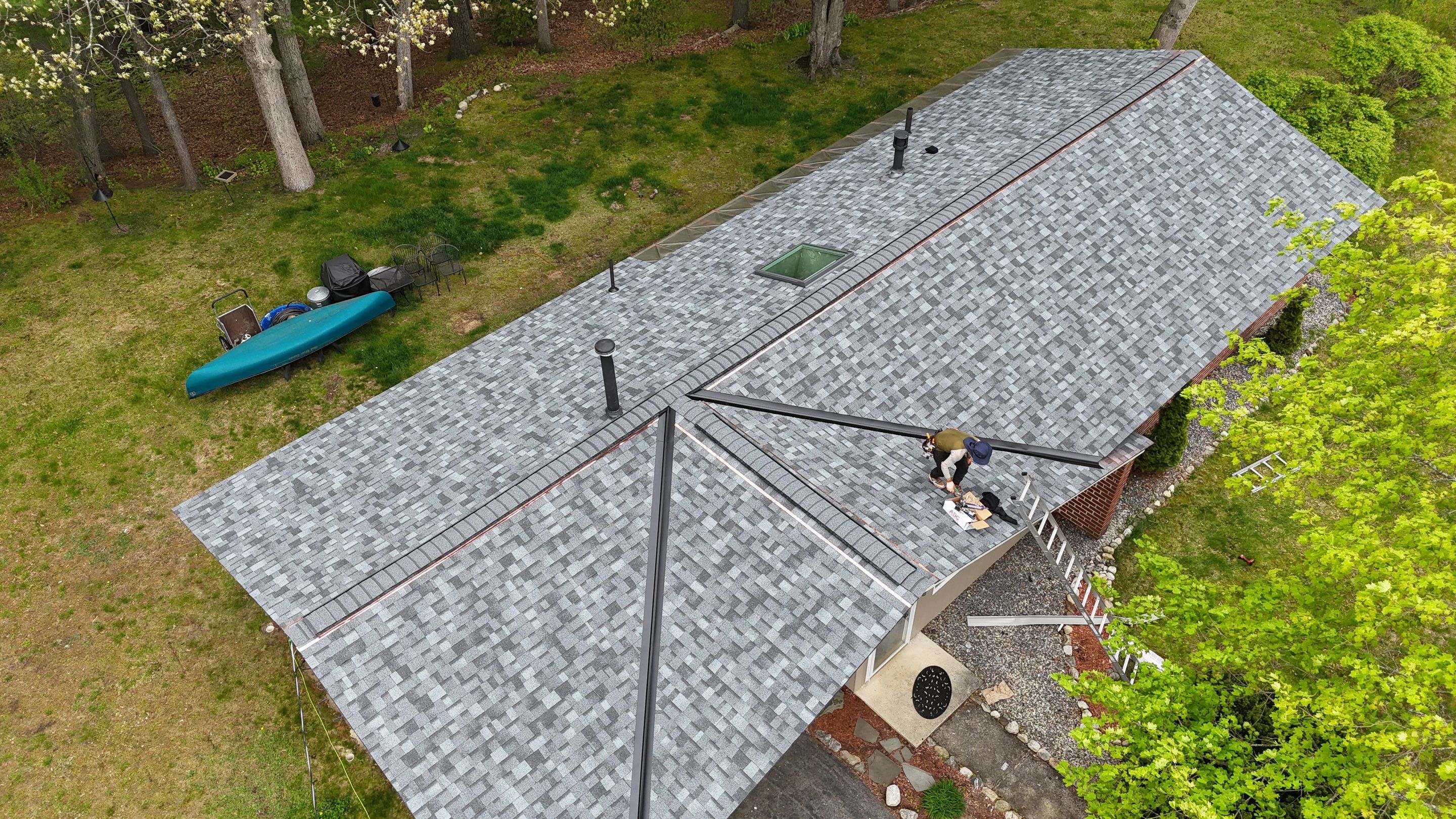 Roof Replacement + Ice Belt + Metal Valleys | Chelmsford, MA by Mighty Dog Roofing of Greater Middlesex County