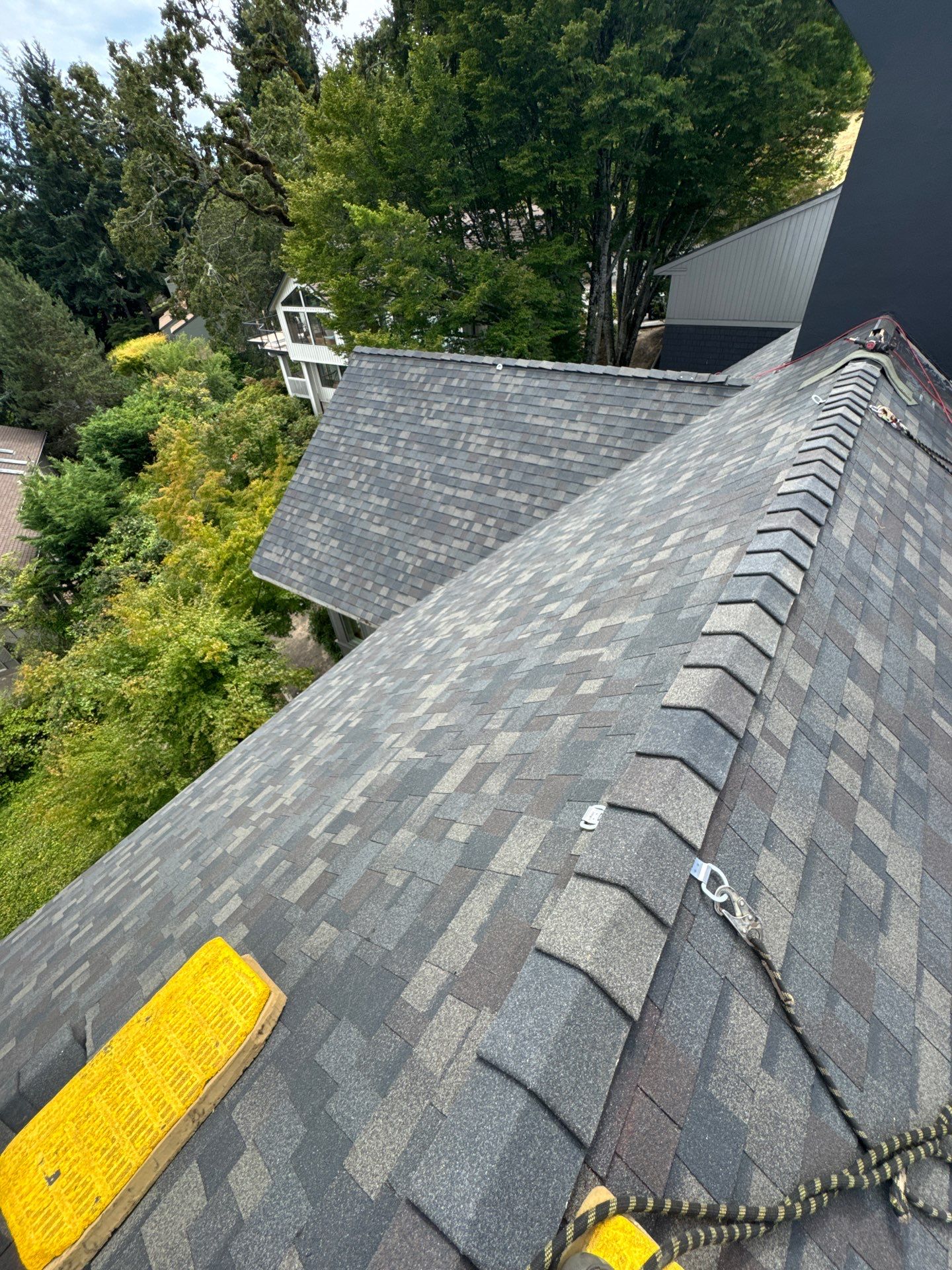 Complete Architectural Shingle Reroof and OSB Decking Repair in Eugene by BEST Roofing & Waterproofing