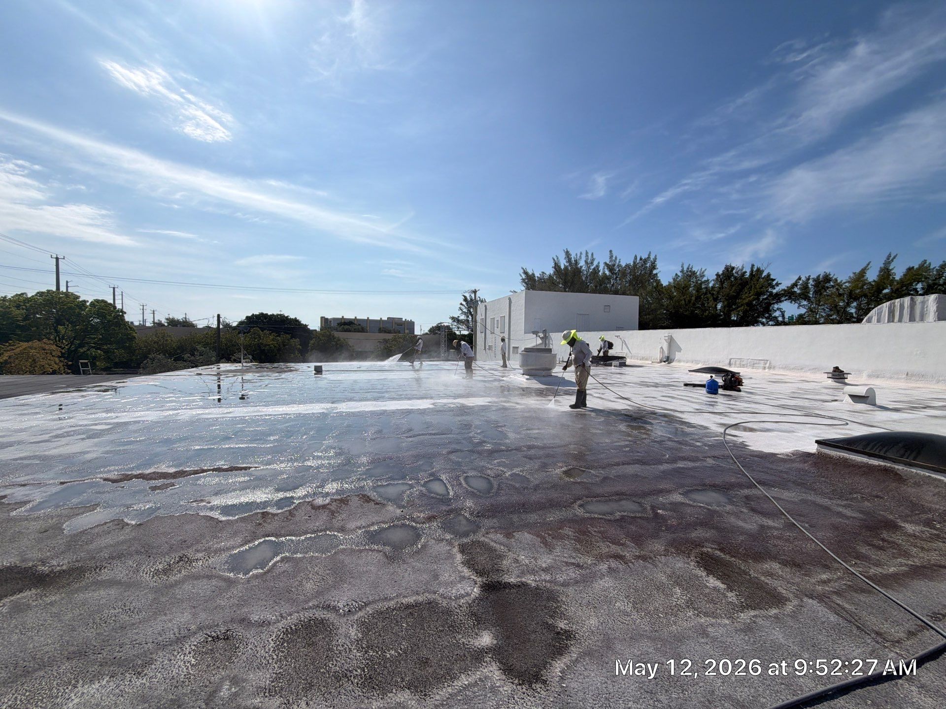 Fort Lauderdale Commercial Roof Restoration and Reflective Coating Installation by Roof King LLC