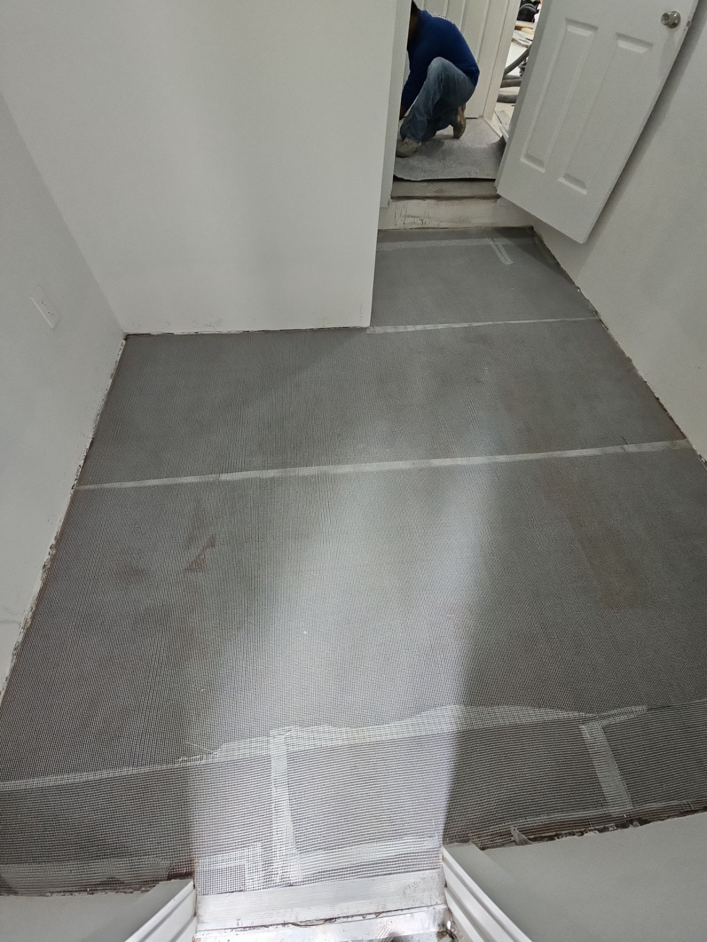Home Floor Resurfacing w/Microtopping by Seamless Surfaces