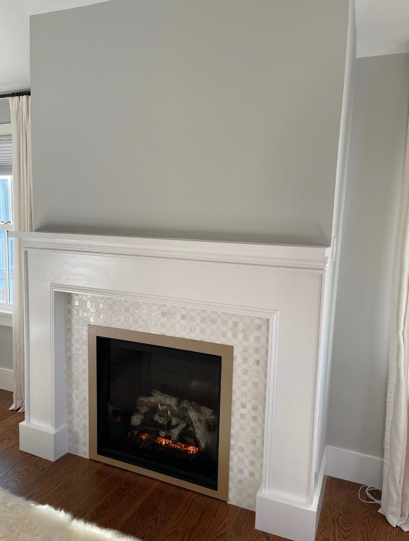 Gas Fireplace and Insert  by Neighborhood Chimney Services 
