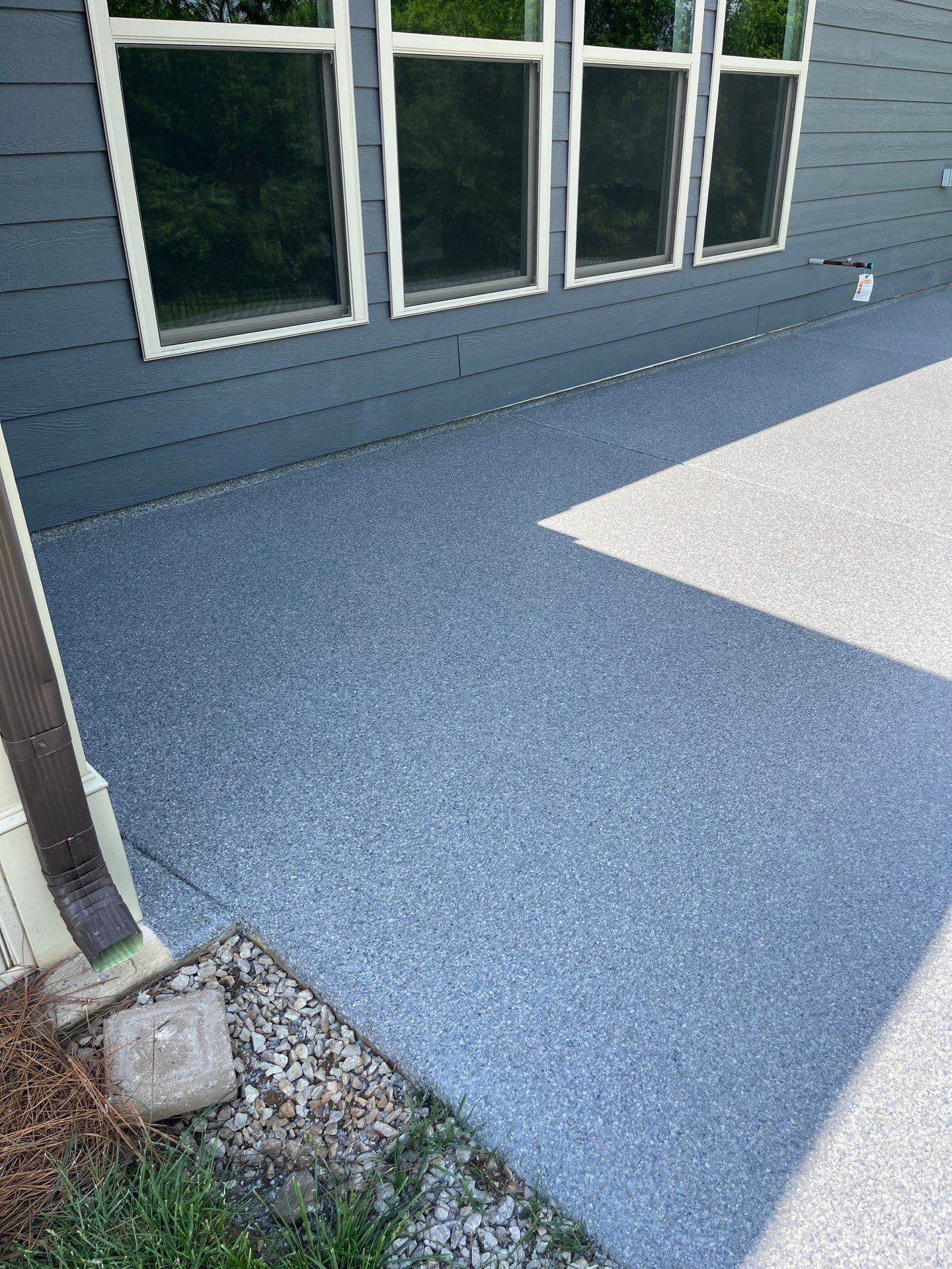 Patio Floor Coating using Briar by My Garage Floor Guys