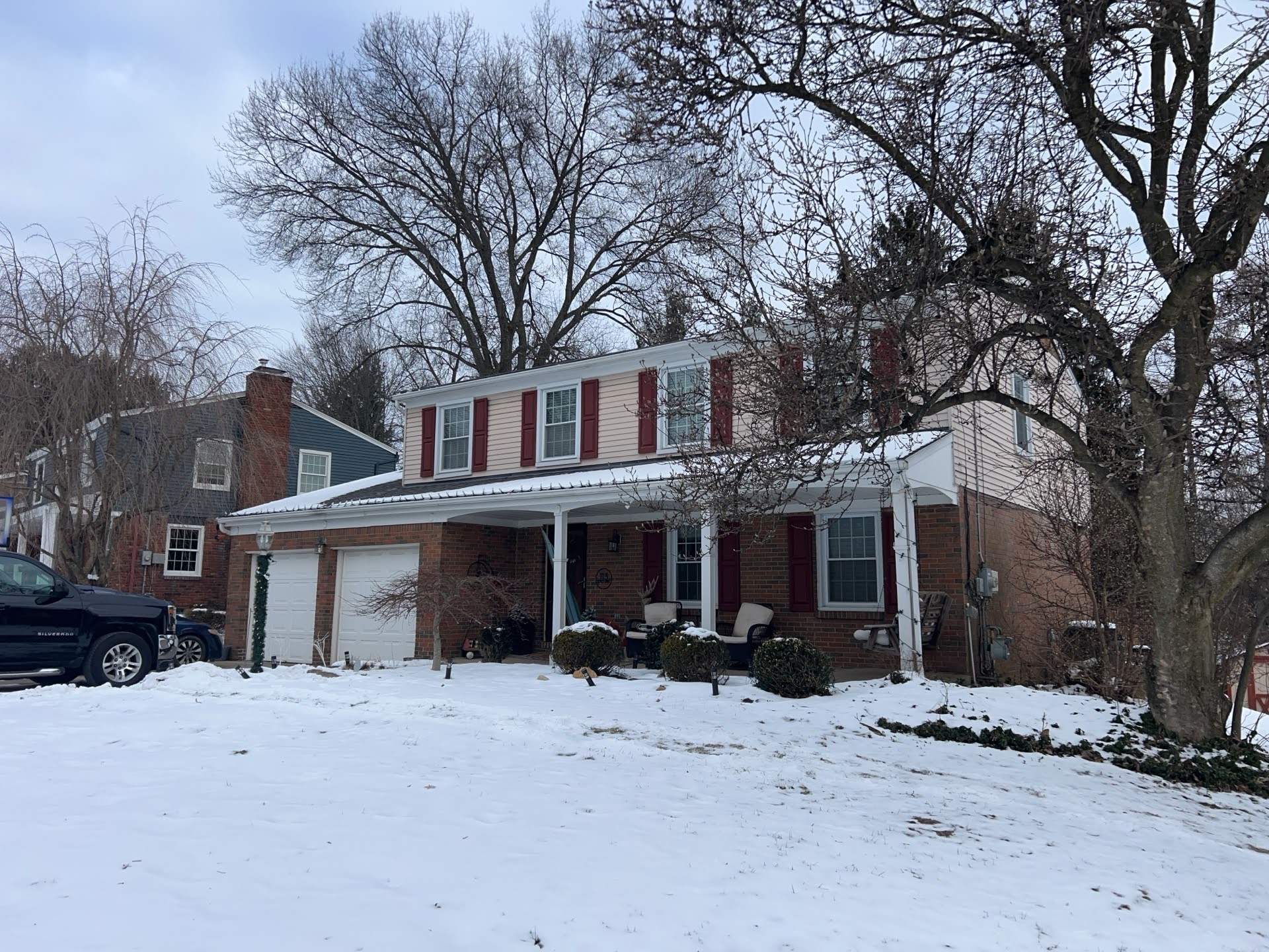 James Hardie Vinyl Siding Installation on Two-Story Brick Home in Sewickley by Ideal Siding Pittsburgh