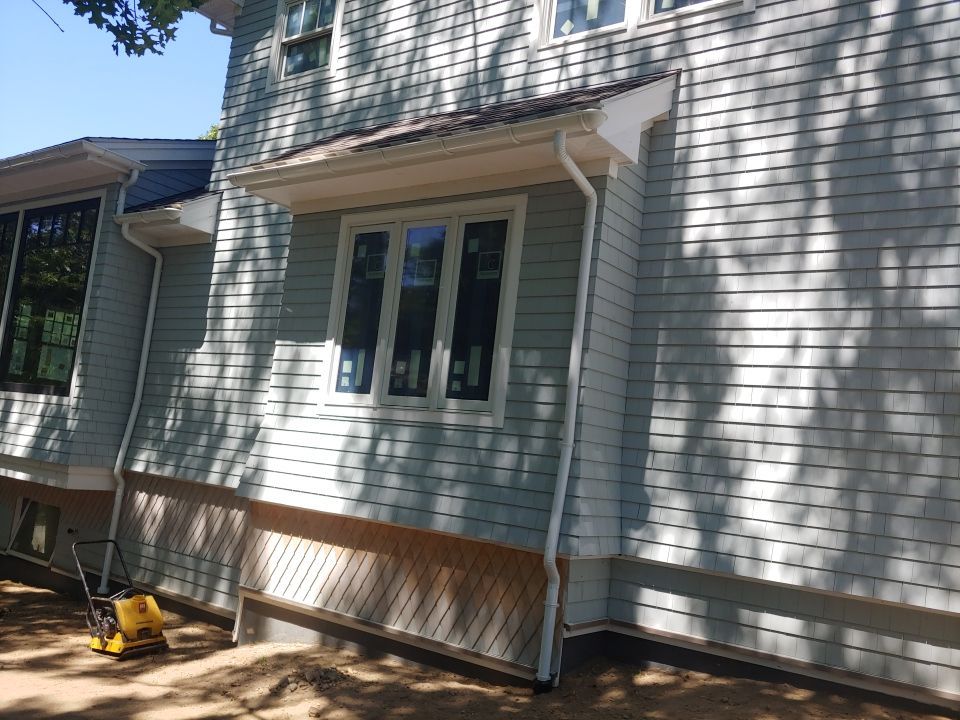 East Falmouth, MA Gutter Installation using 6" Half Round Aluminum Gutter by Gutter Pro Enterprises