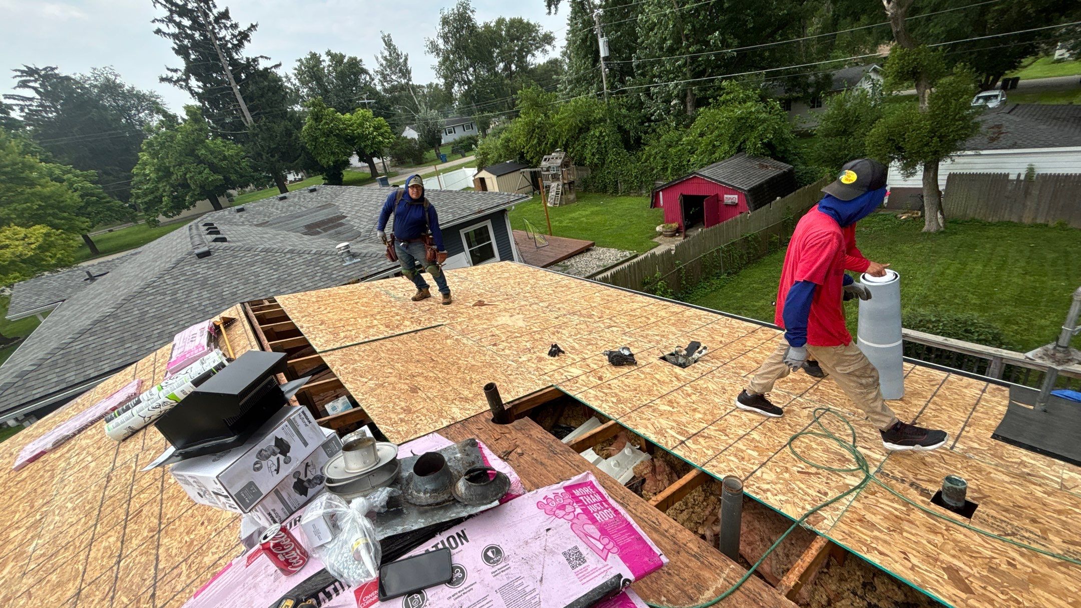 Roof Replacement using Owens Corning Slatestone Gray by 180 Contractors