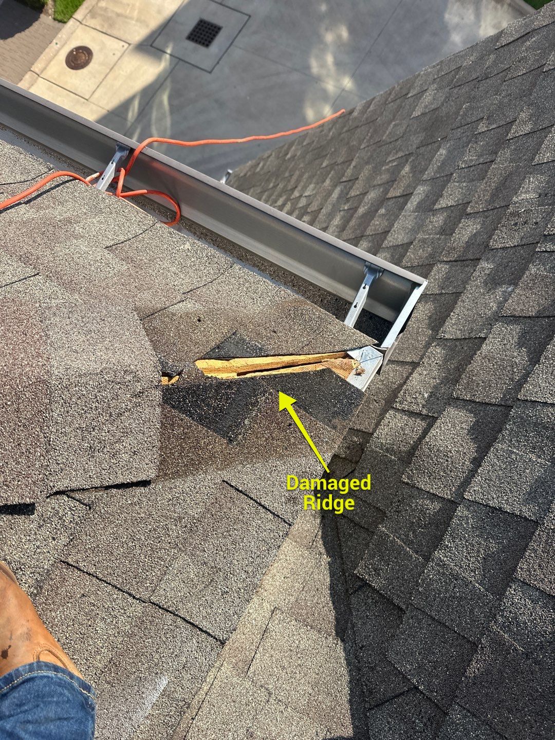 Hail Damage using Owen's Corning Duration (Lifetime) Shingles by Roof Repair Company