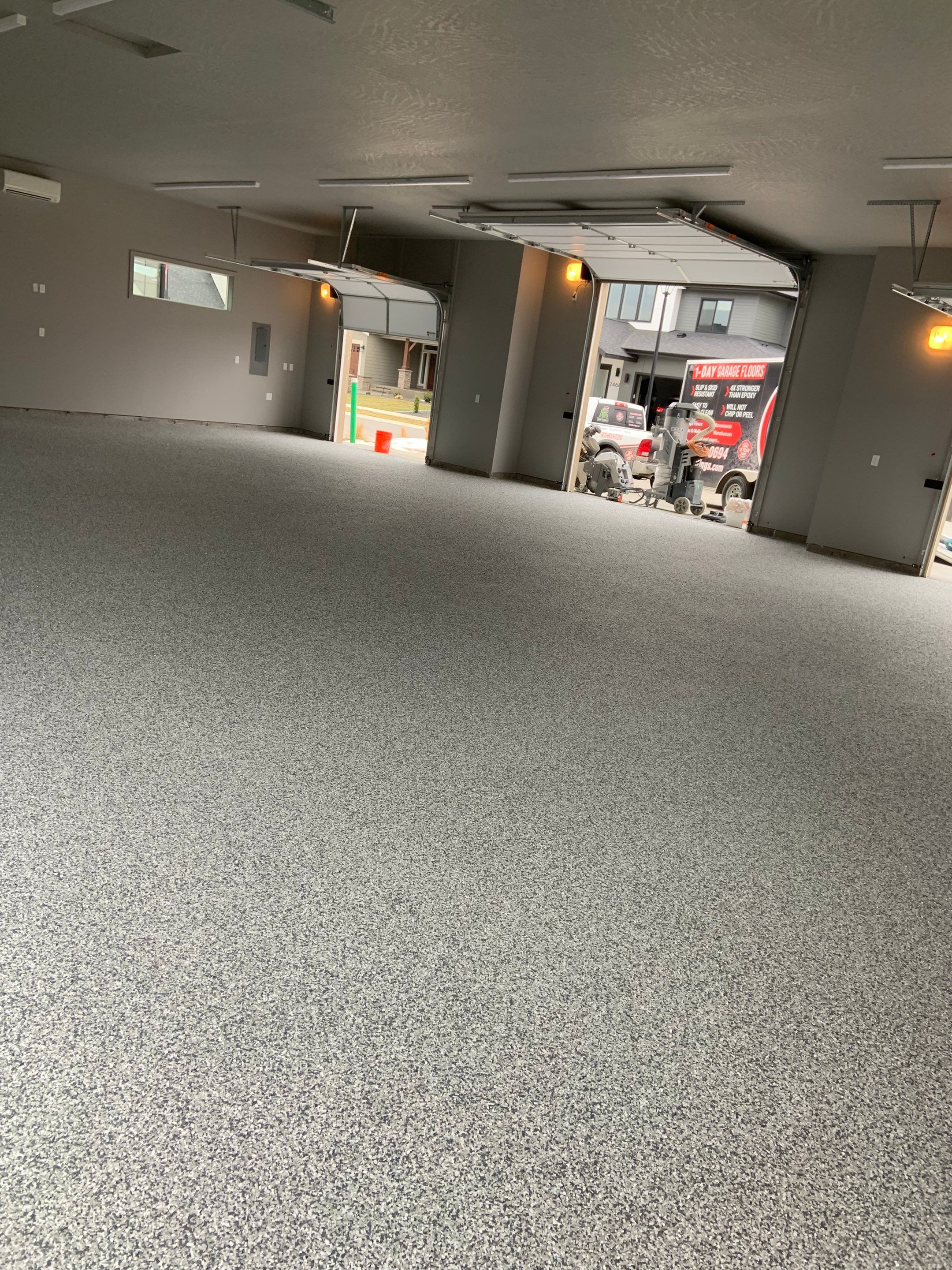 Shop Transformation using Slate Stone by Croc Coatings, LLC