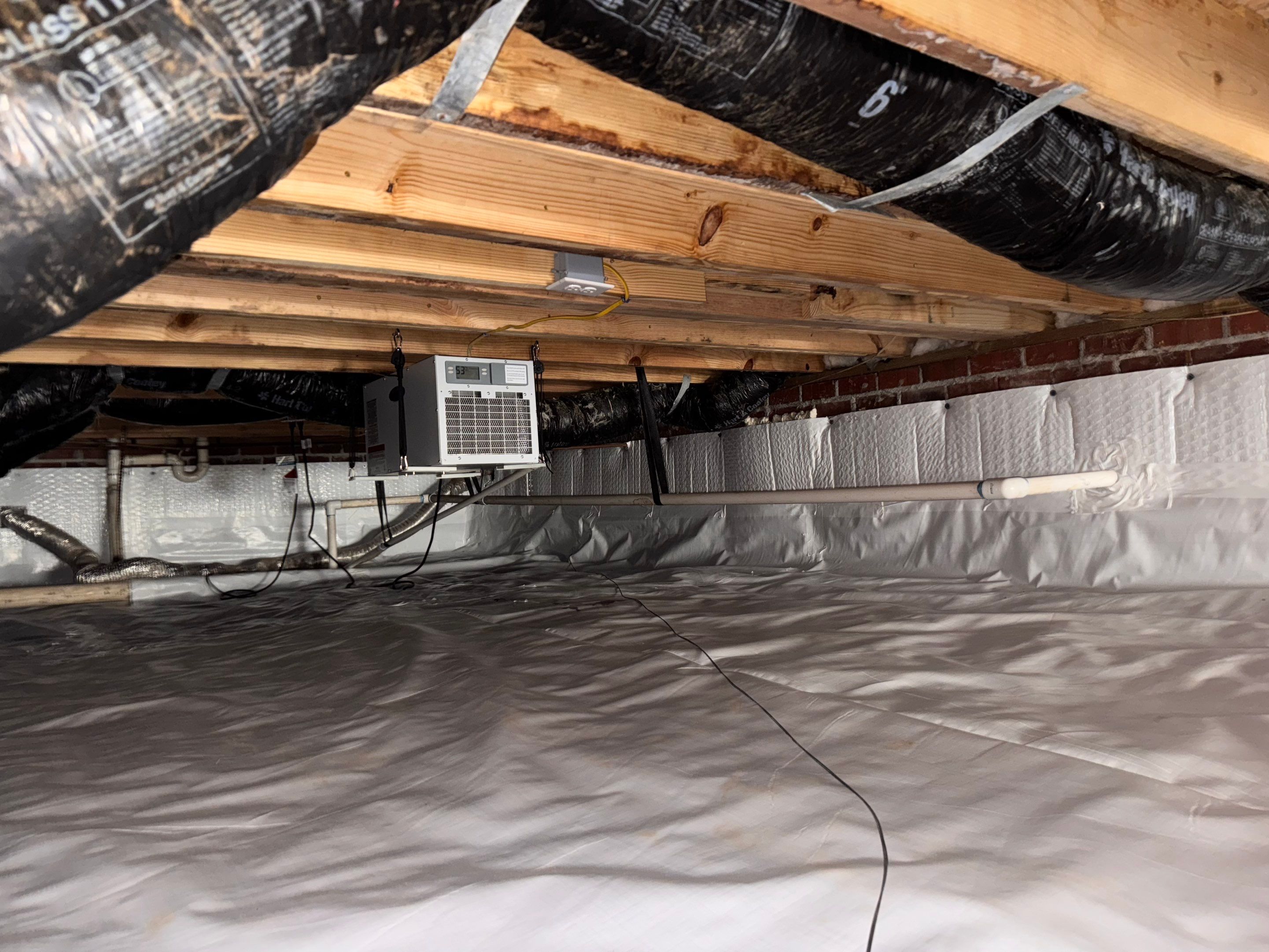 Structural Repairs inludiing sub-floor removal, new floor joists installed, girder replacmeent and dropped girder installed. by Impact Crawlspace