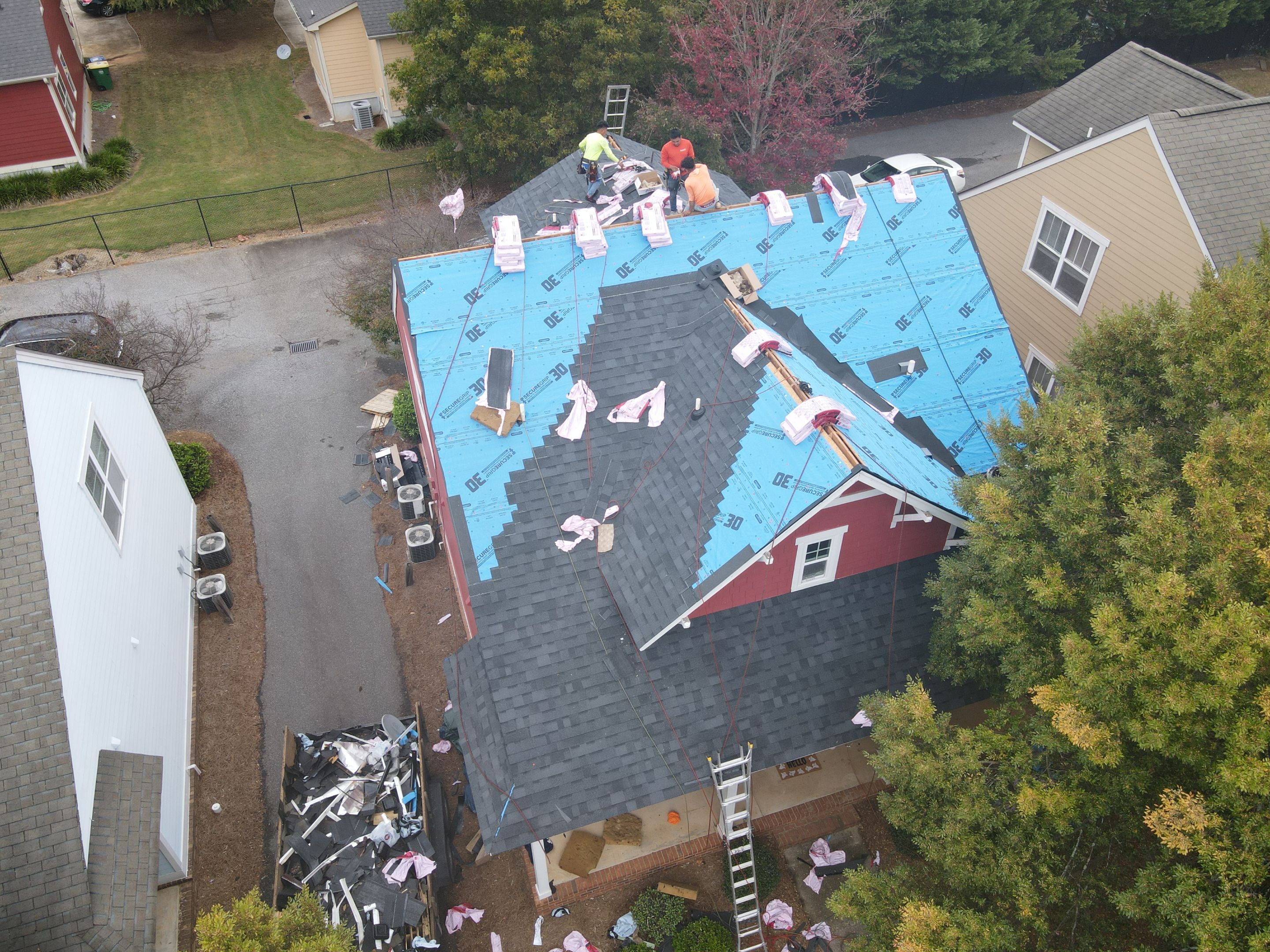 Residential Roofing Installation using Owens Corning by Inspector Roofing and Restoration