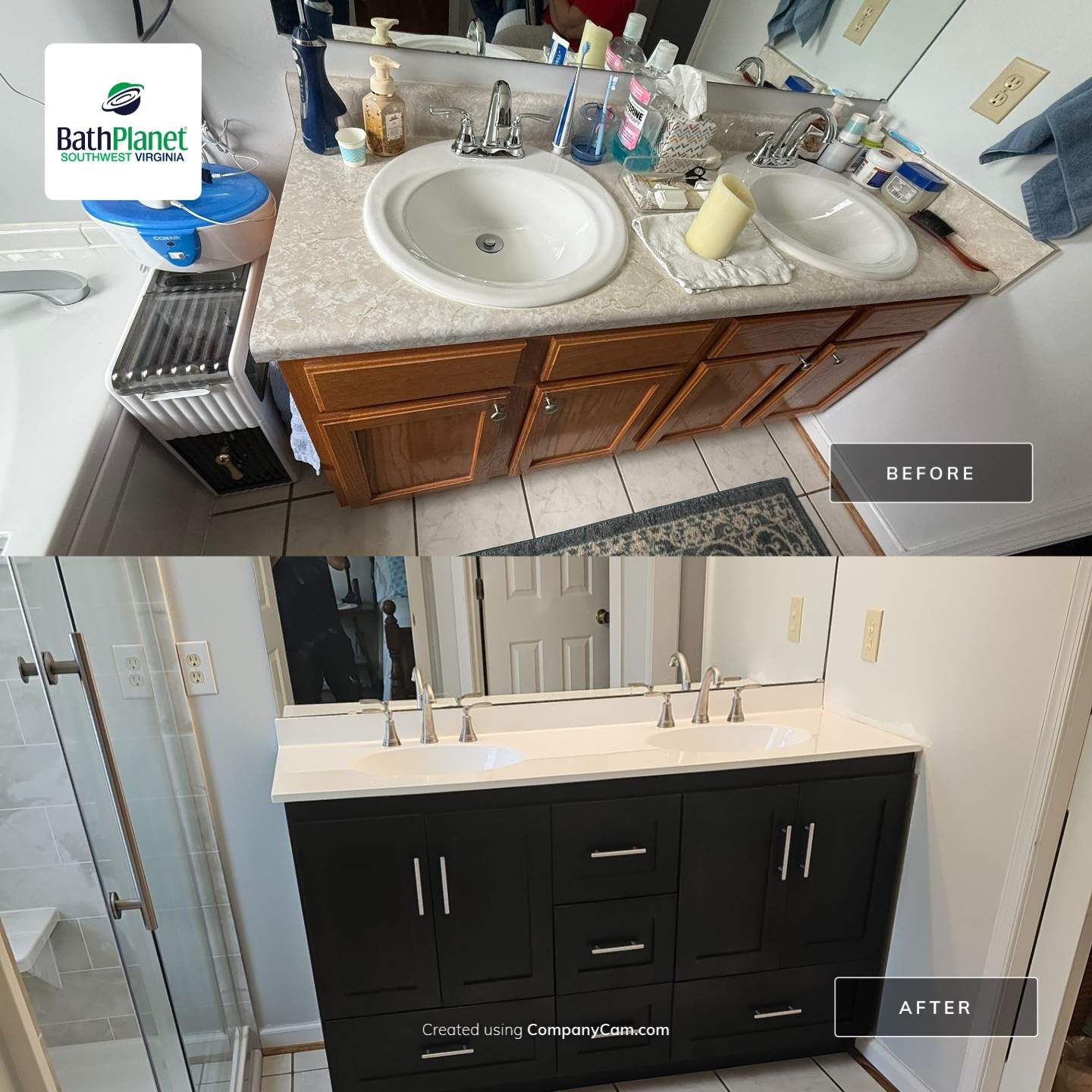 Tub to Shower Remodel by BathPlanet SW Virginia