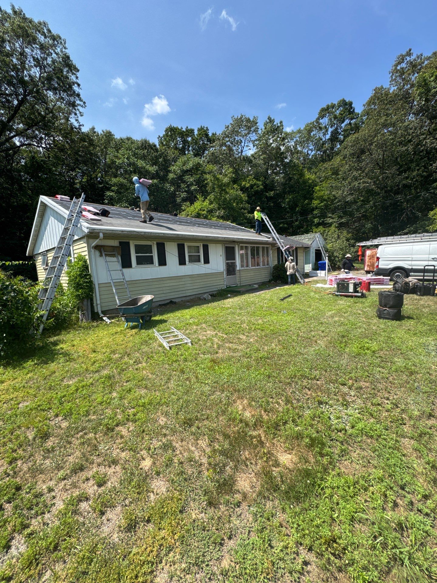 Onyx Black Roof Transformation in Maynard, MA by Mighty Dog Roofing of Greater Middlesex County