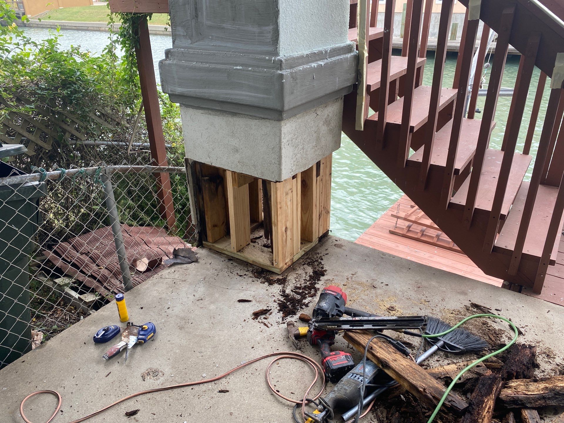 Waterfront Stucco Remastered by Bayfront Roofing and Construction