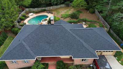 Roswell, GA Roof Replacement CertainTeed Landmark Charcoal Black