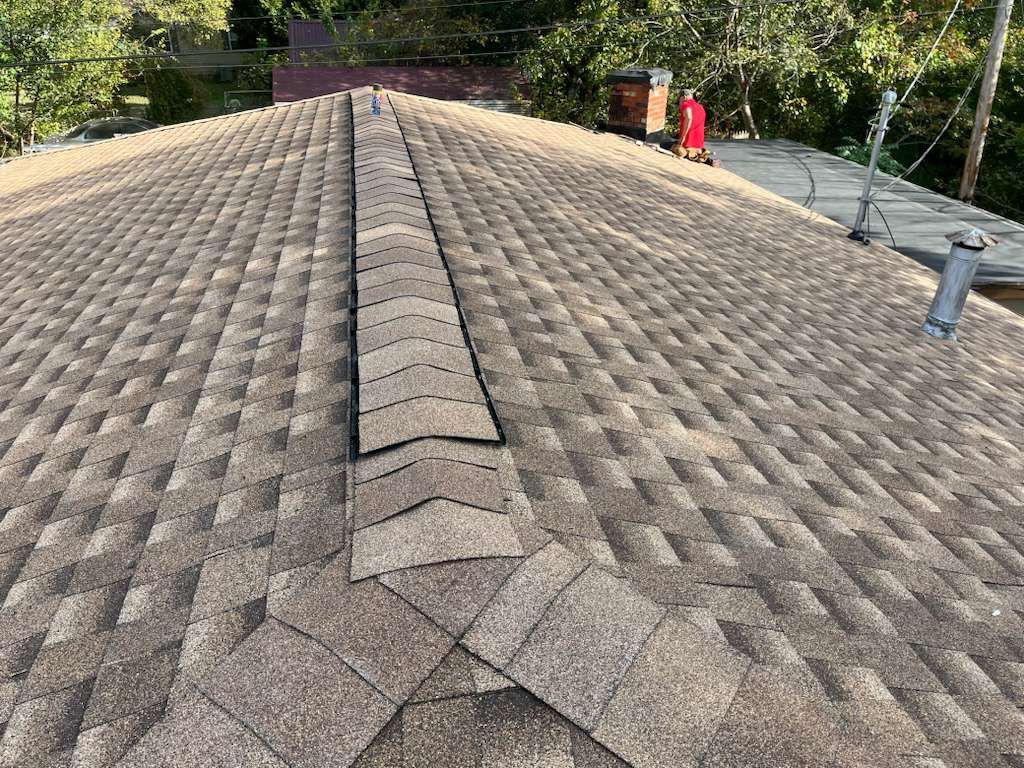 Residential Roofing Installation using GAF Timberline HDZ Shakewood by Rainstoppers Roofing