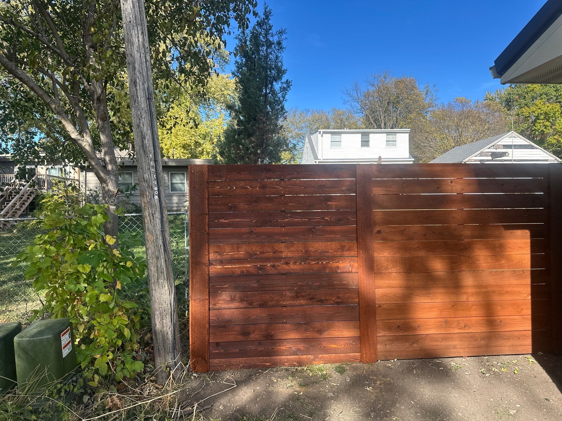 Project in Cedar Falls by Perfect Picket Fence and Stain