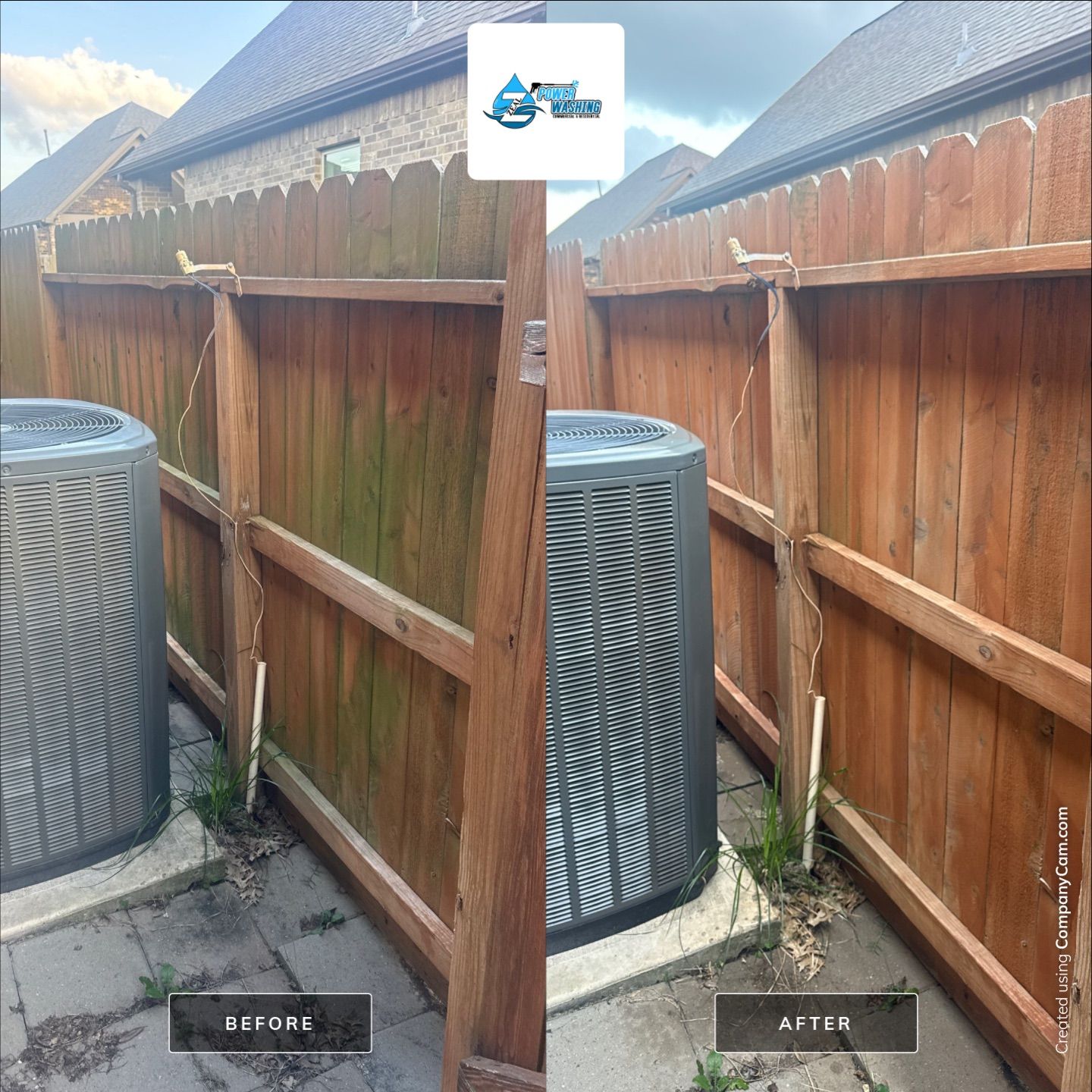 Wood Privacy Fence Cleaning and Restoration in Richmond by Zeal Power Washing
