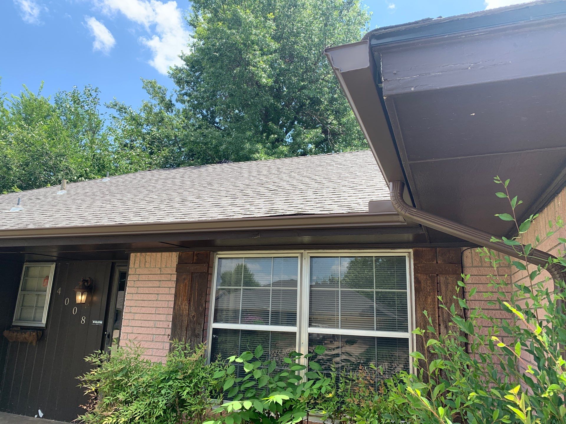 gutter replacement in Bethany by McCann's Roofing and Construction