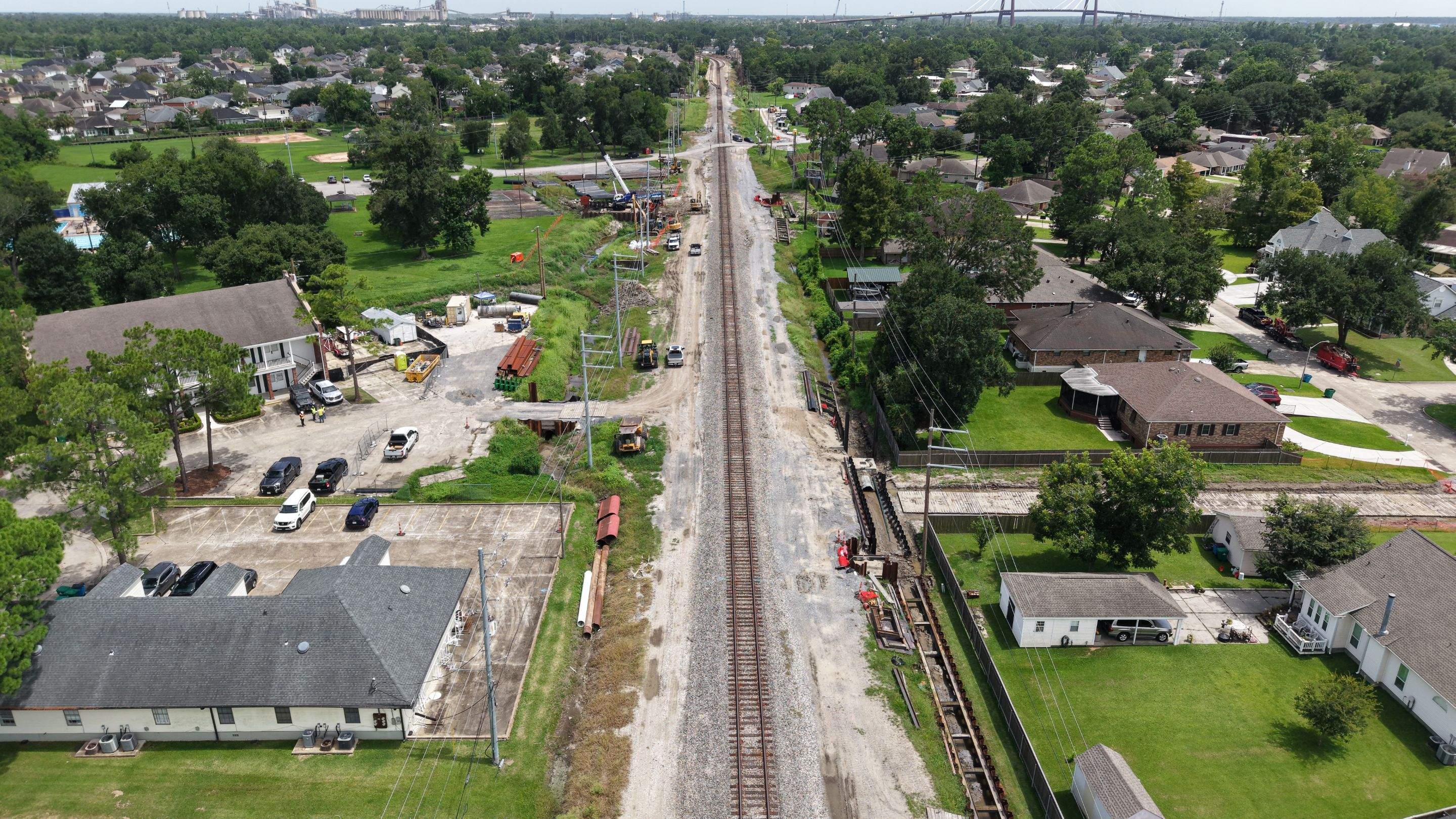 Ormond CN Railway Culverts — Jack & Bore Drainage Project, Destrehan, LA by Dacp Construction 