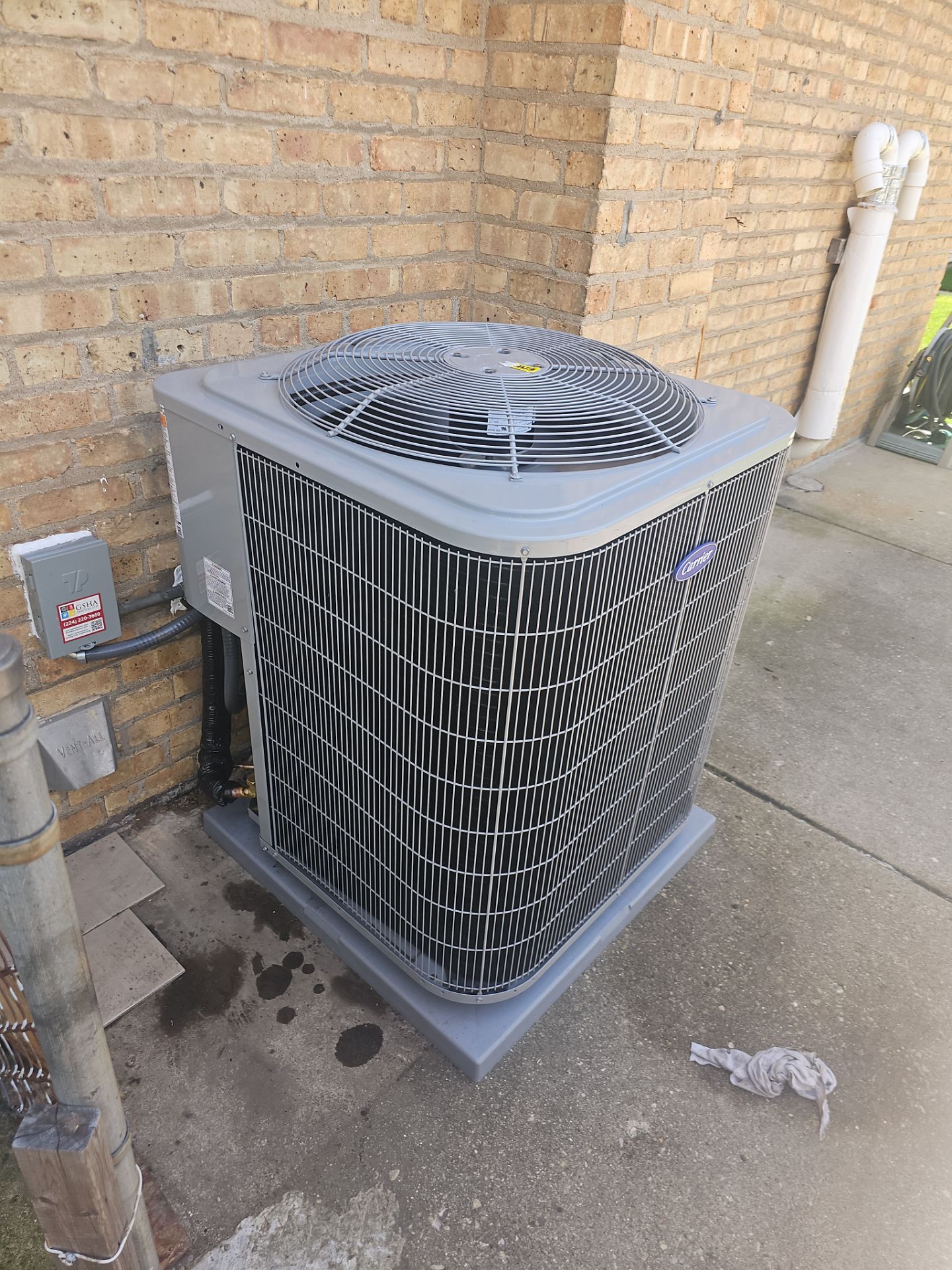 Carrier AC Installation by GSHA Services LTD