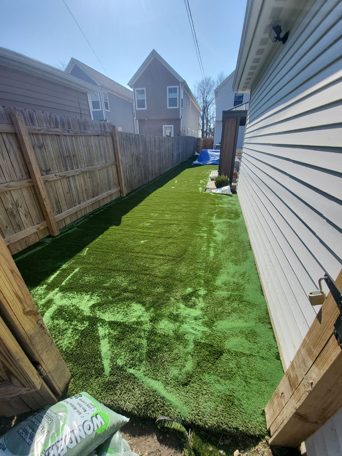 Full German Village Backyard  by Southwest Greens Midwest