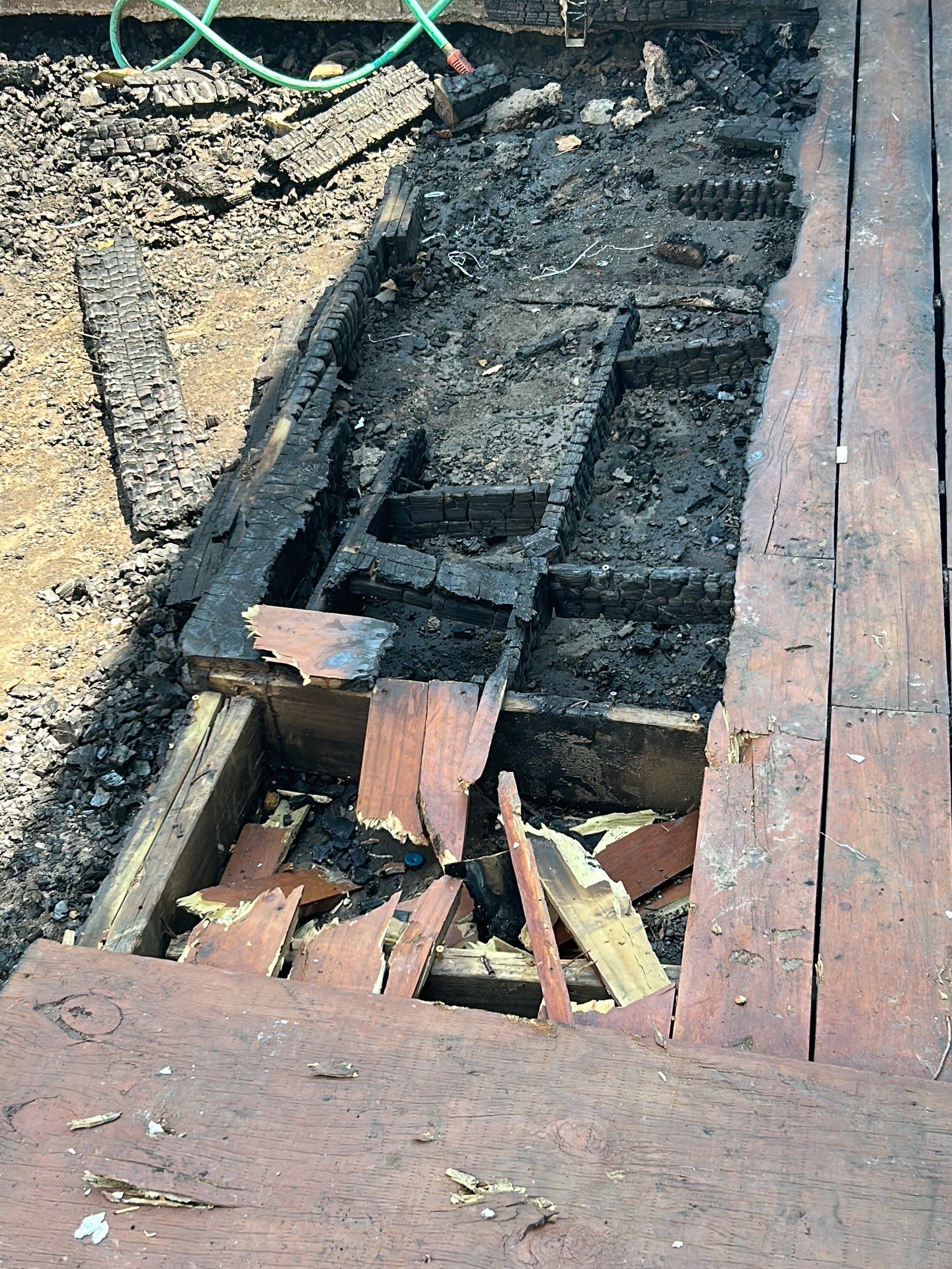 Deck and Siding Replacement from Fire Damage by JTX Pro Services LLC