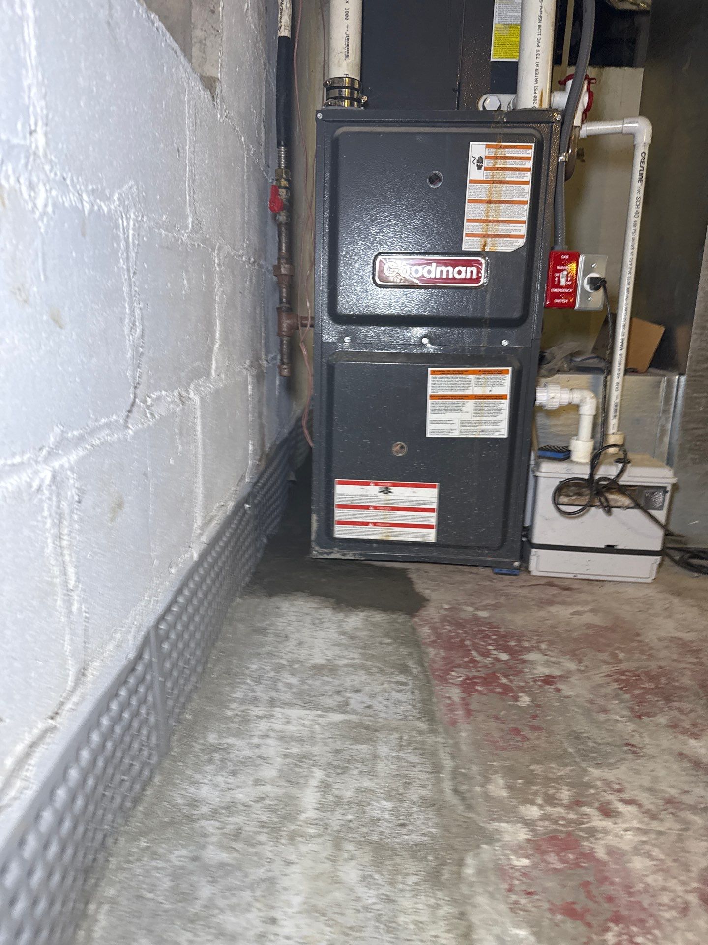 Concrete Floor Replacement and Interior French Drain Project in Morris Plains, New Jersey by Pure Service Pro, LLC 