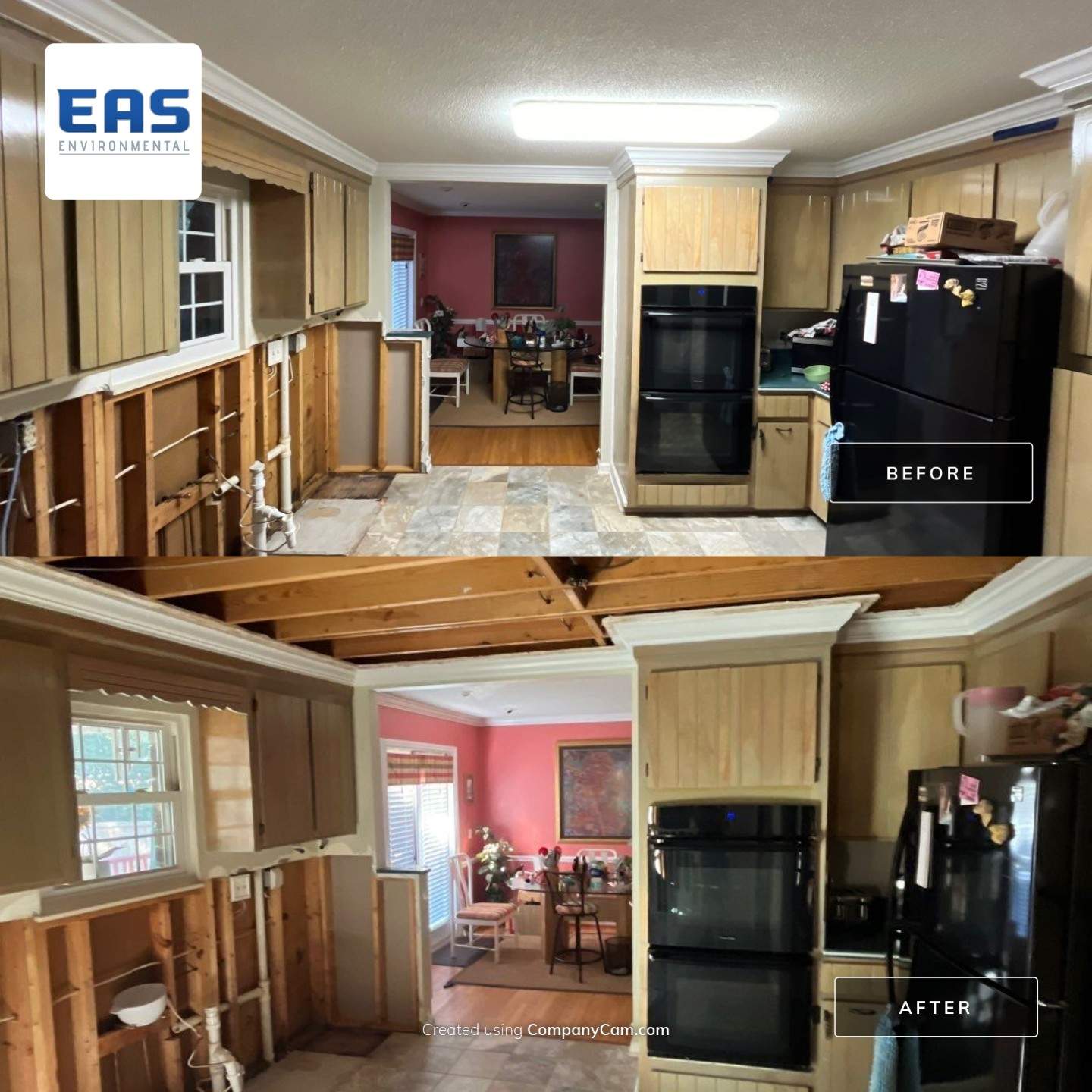 Residential Abatement - Small Project by EAS Environmental, LLC.