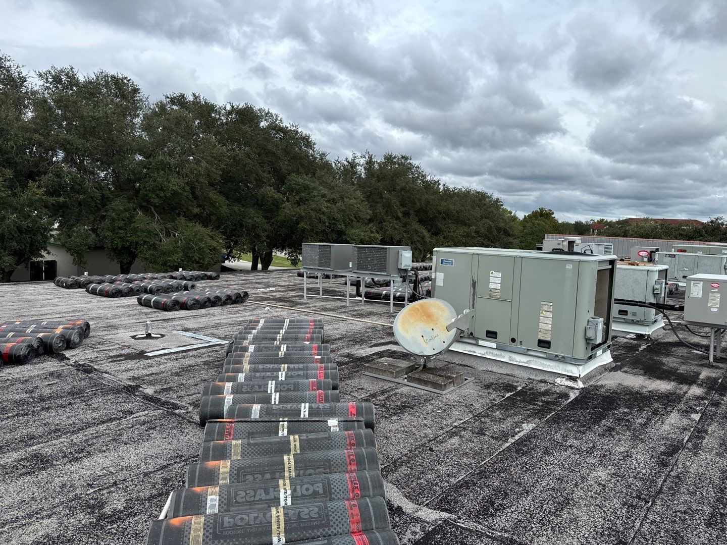 Modified Bitumen Commercial Roof Installation for Tampa Strip Mall by CES Roofing