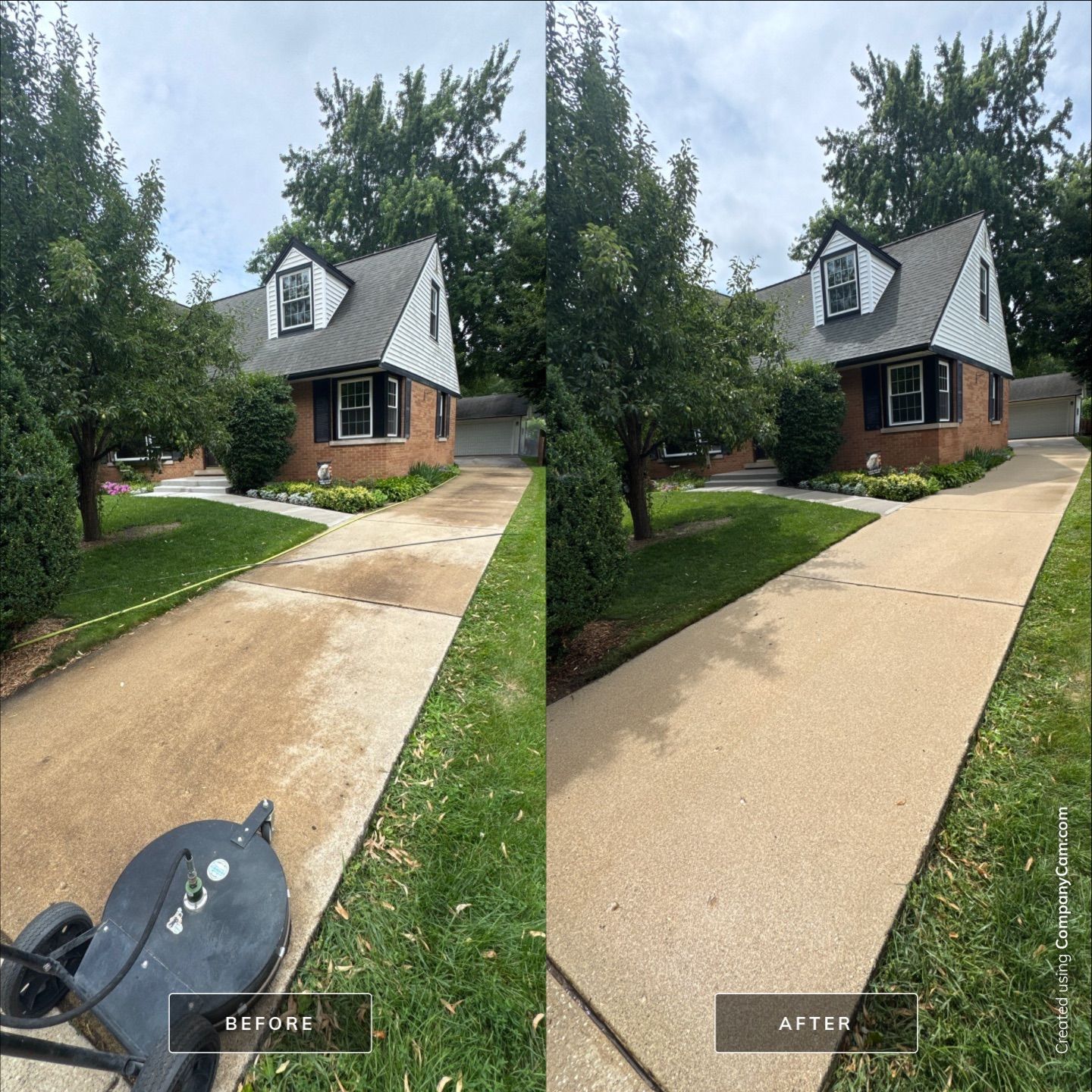 Project in Mt Prospect by Simmons Power & Soft Washing